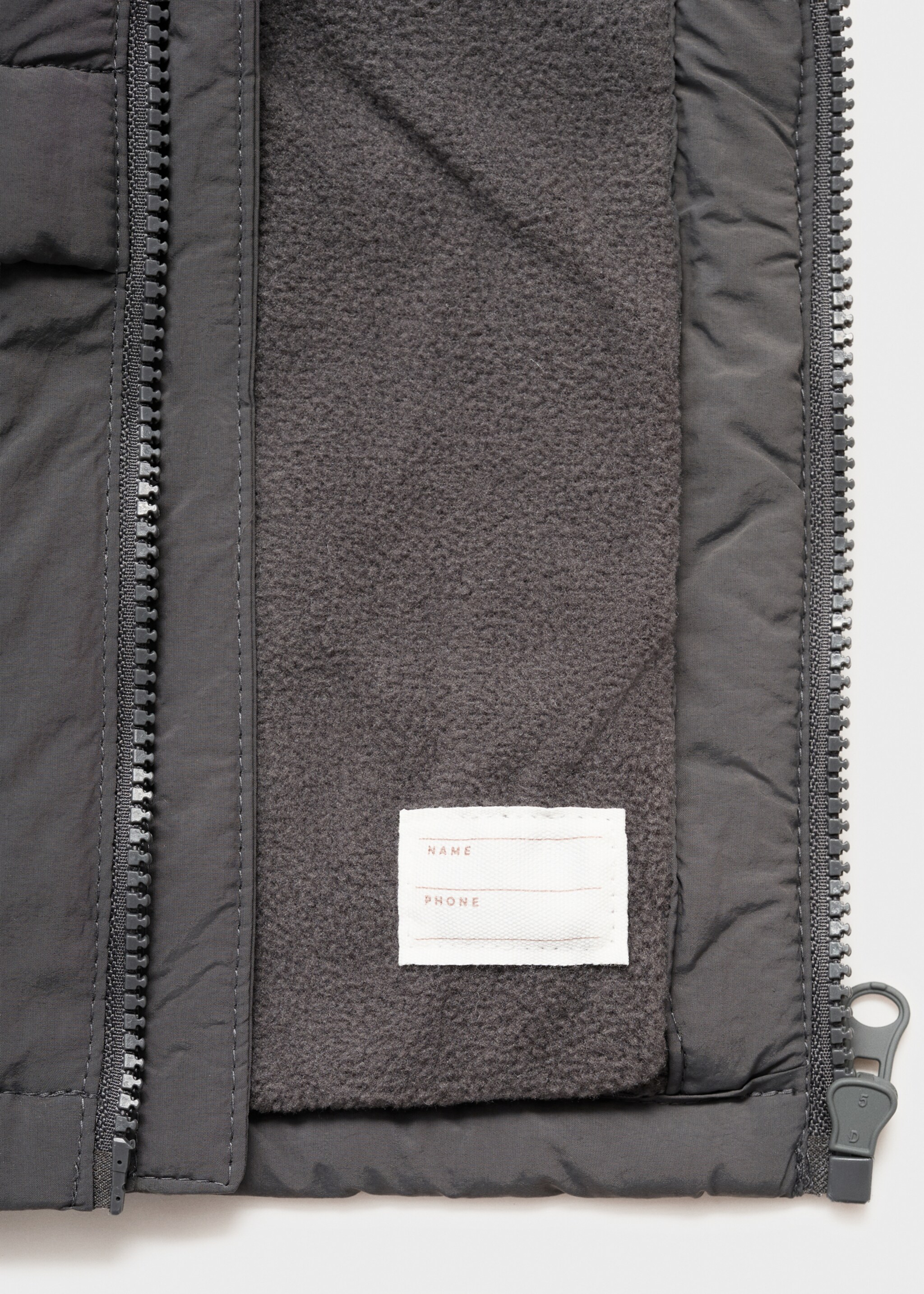 Hood quilted coat - Details of the article 0