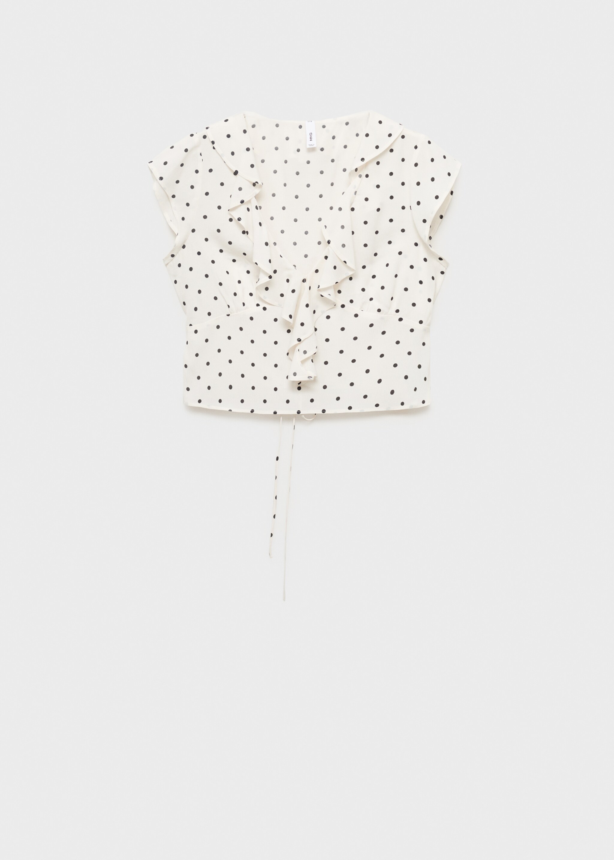 Blouse pois volant - Article sans modèle
