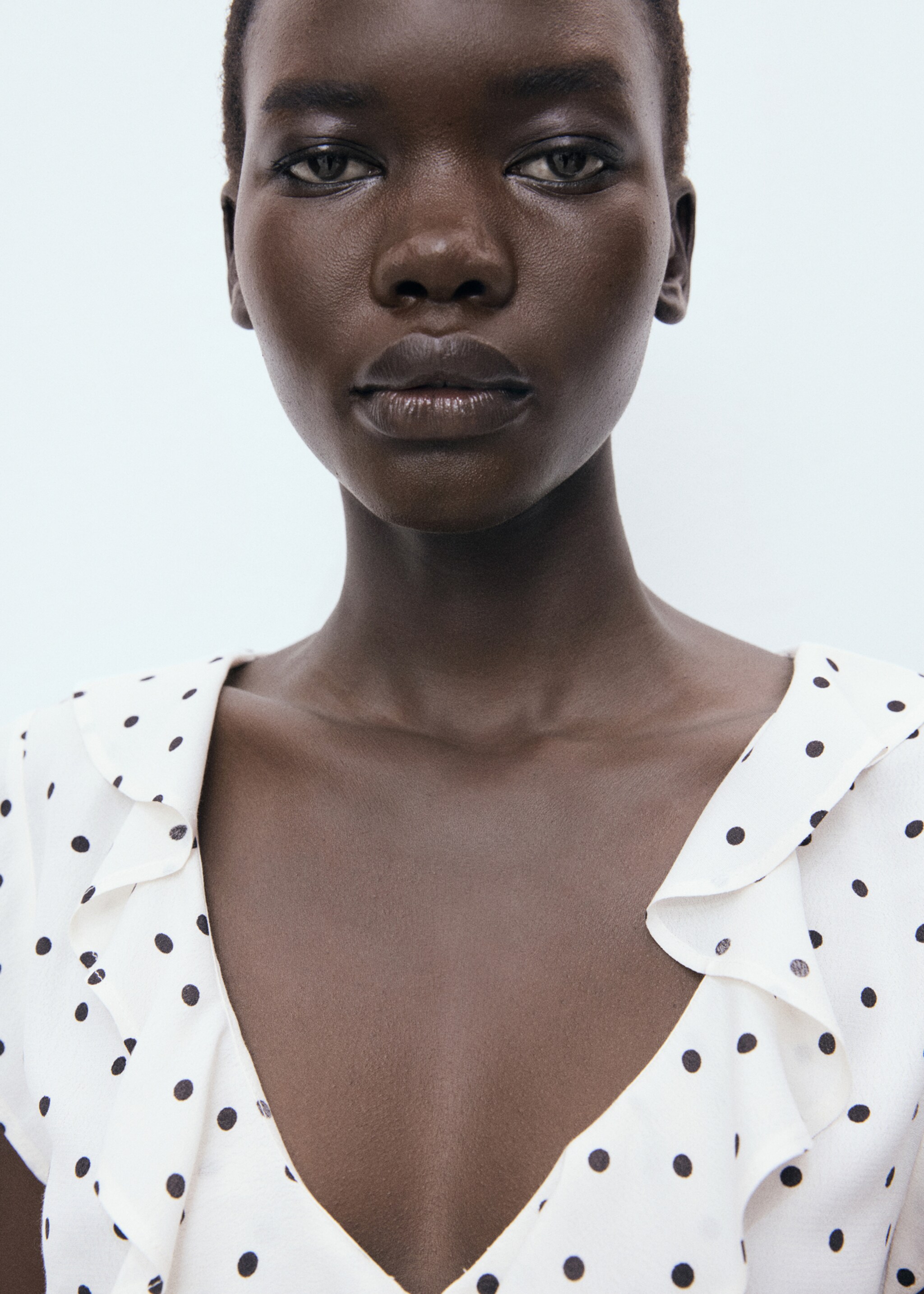 Blouse pois volant - Détail de l'article 1