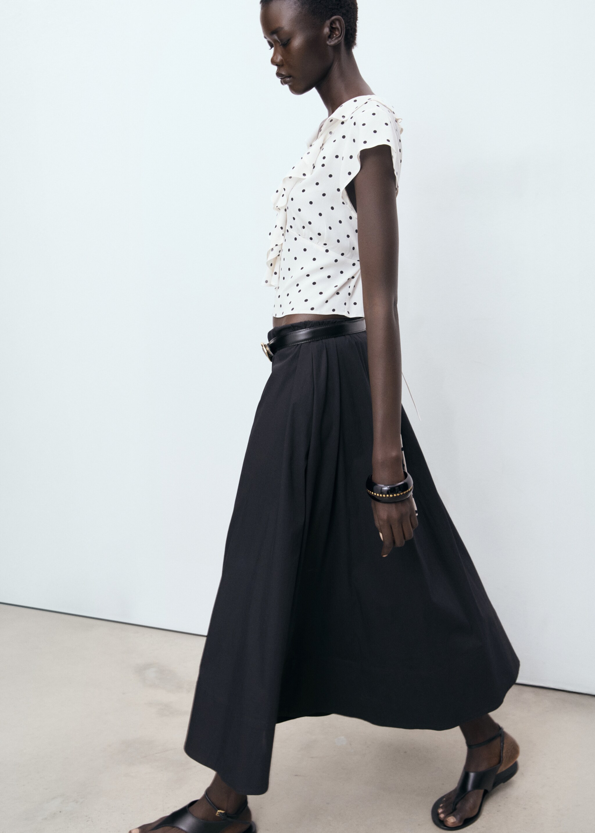 Blouse pois volant - Détail de l'article 2