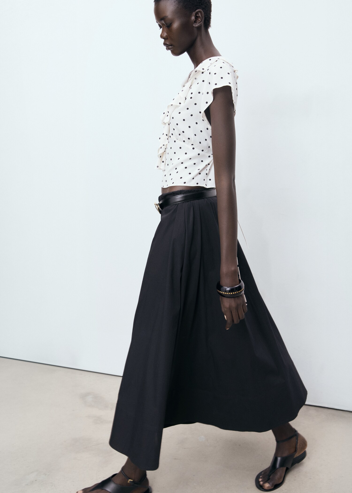 Blouse pois volant - Détail de l'article 2