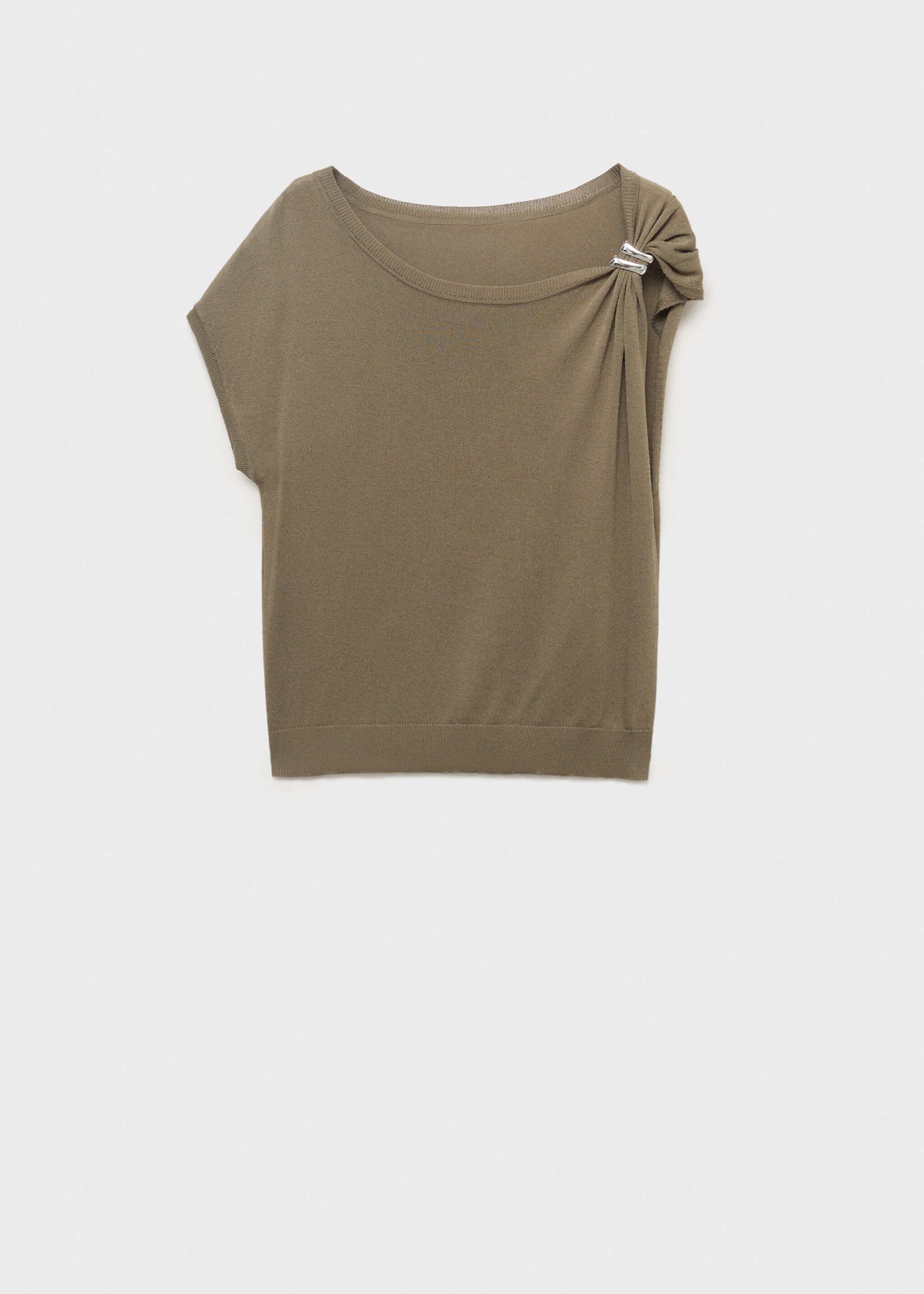 Pull en maille fine avec détails métalliques - Article sans modèle