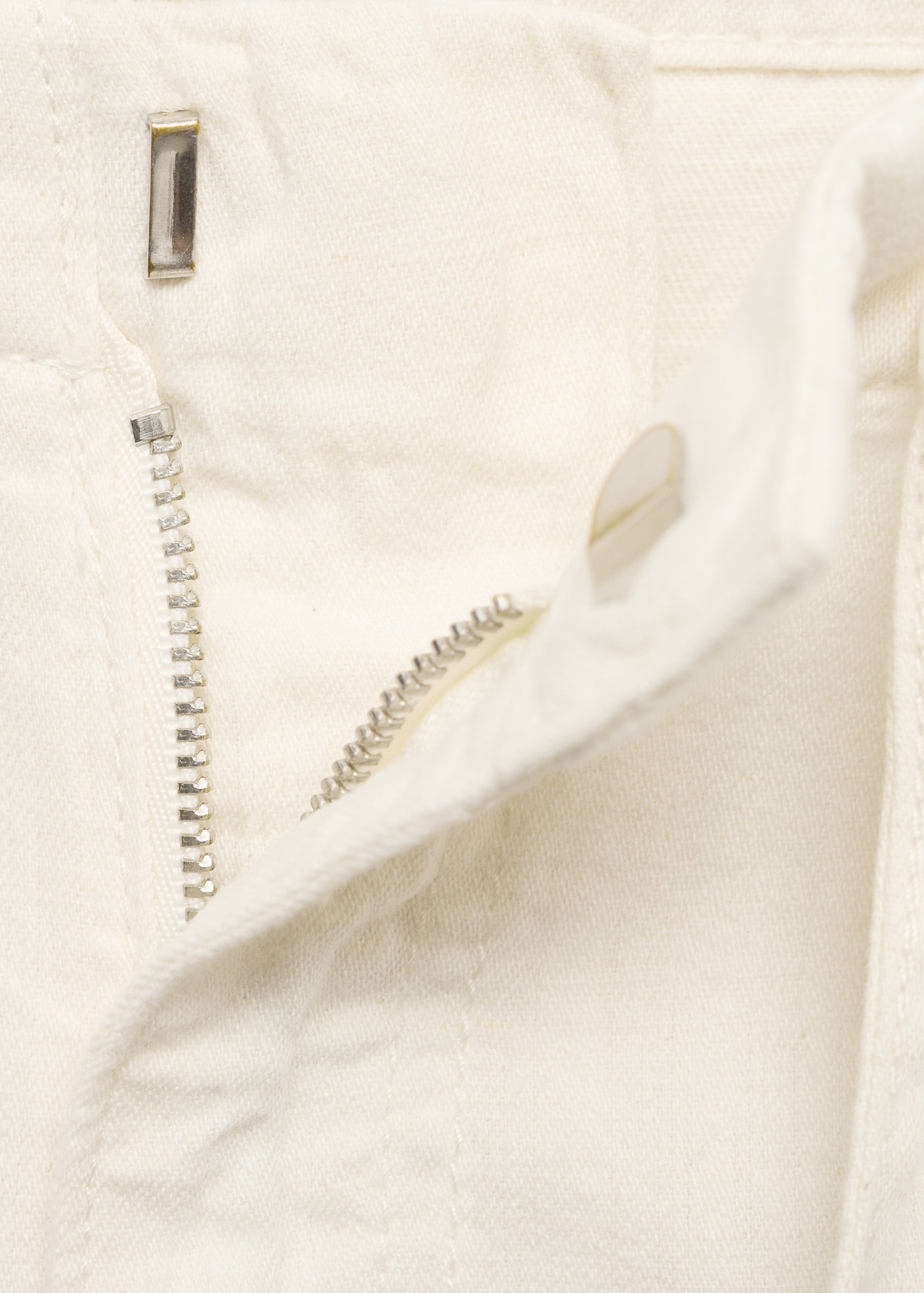 Pantalons denim wideleg cinturó - Detall de l'article 0