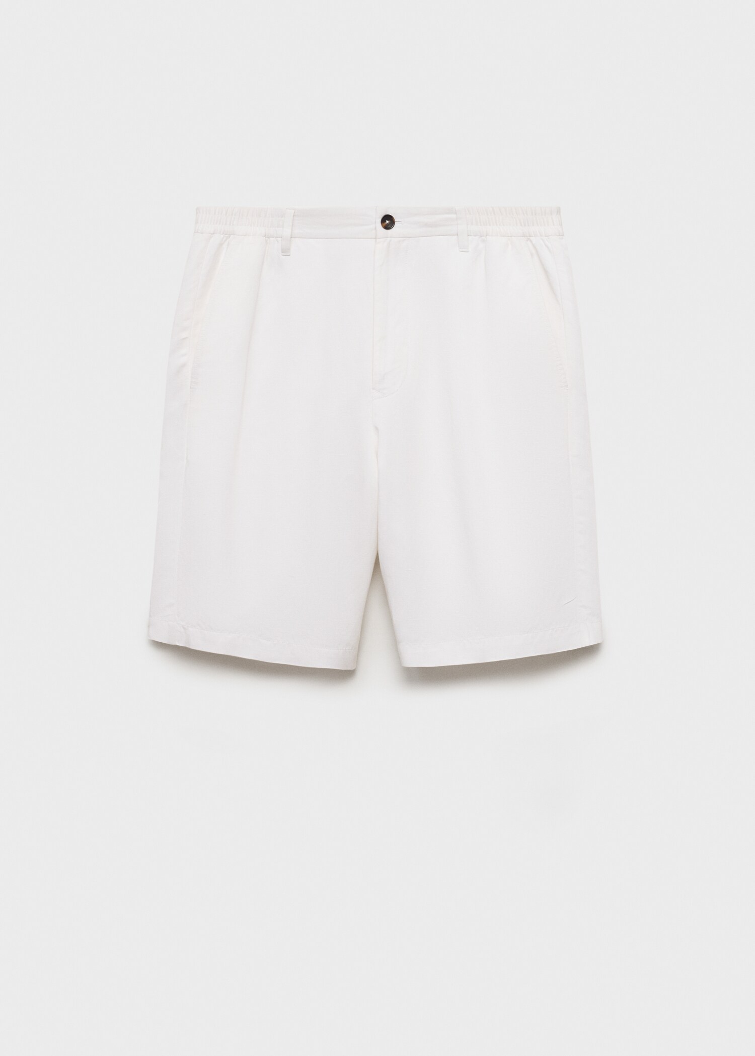 Bermudas mezcla lino cintura elástica - Artículo sin modelo