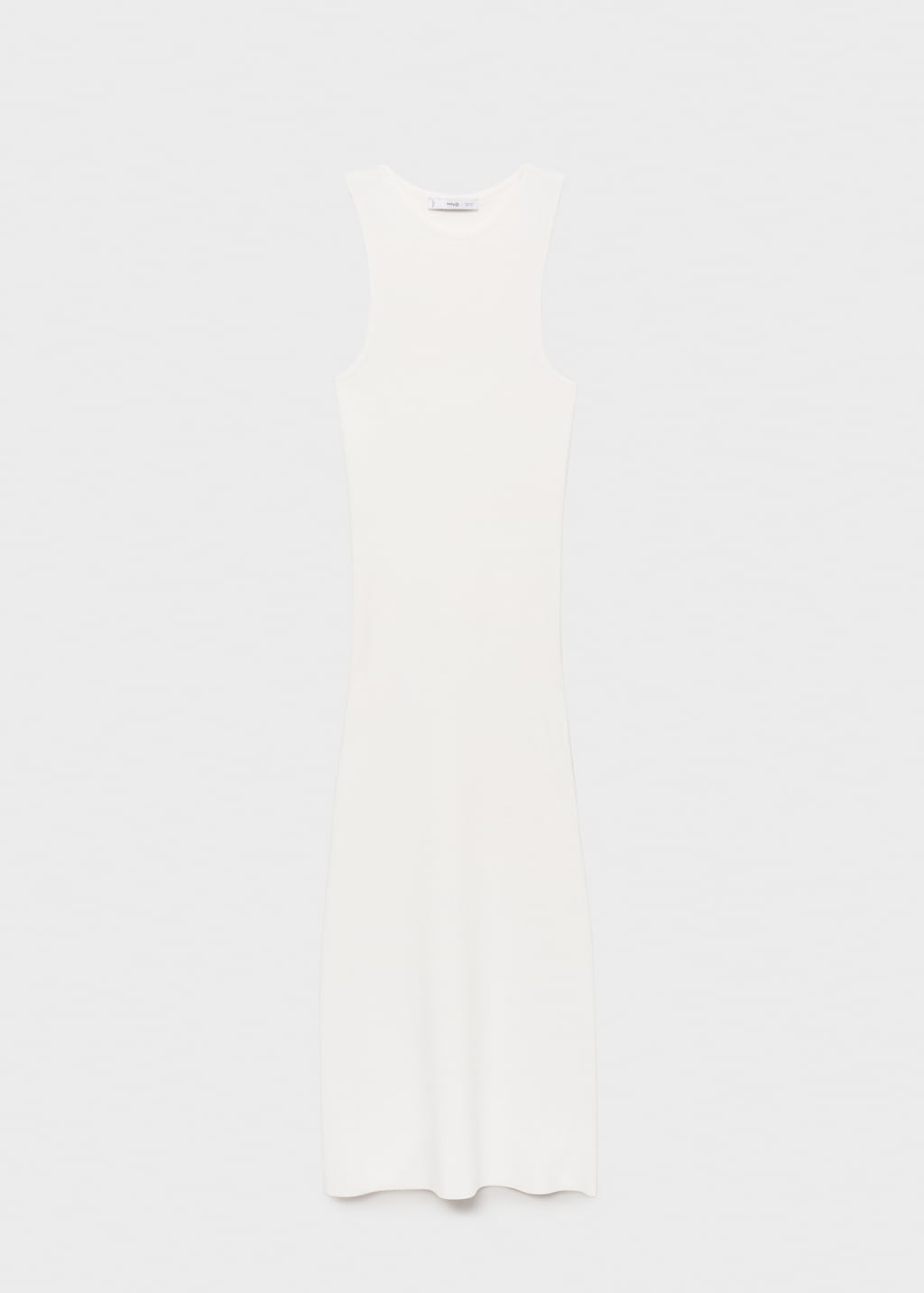 Mango Halter-neck knitted dress