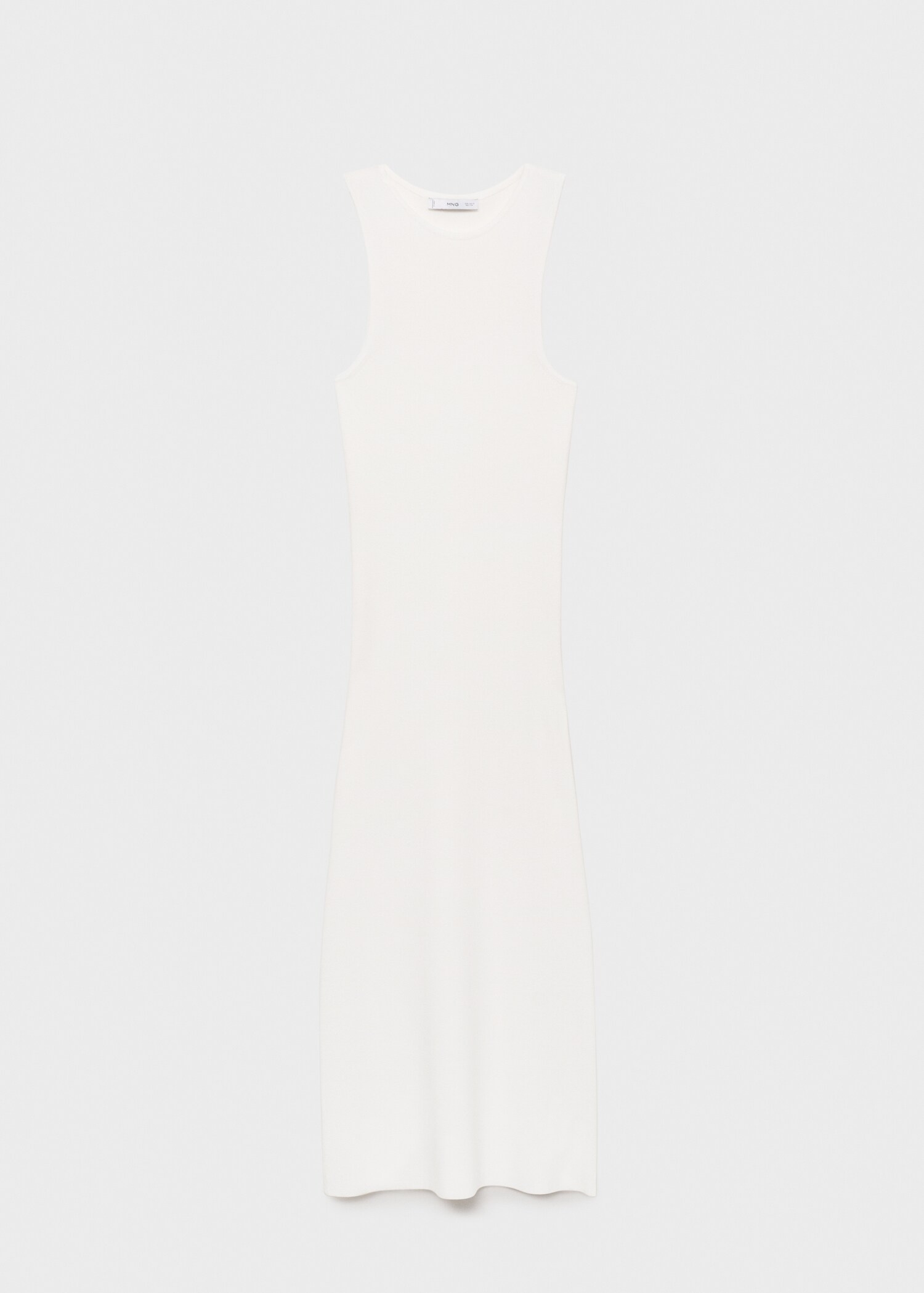 Halter-neck knitted dress - Article without model