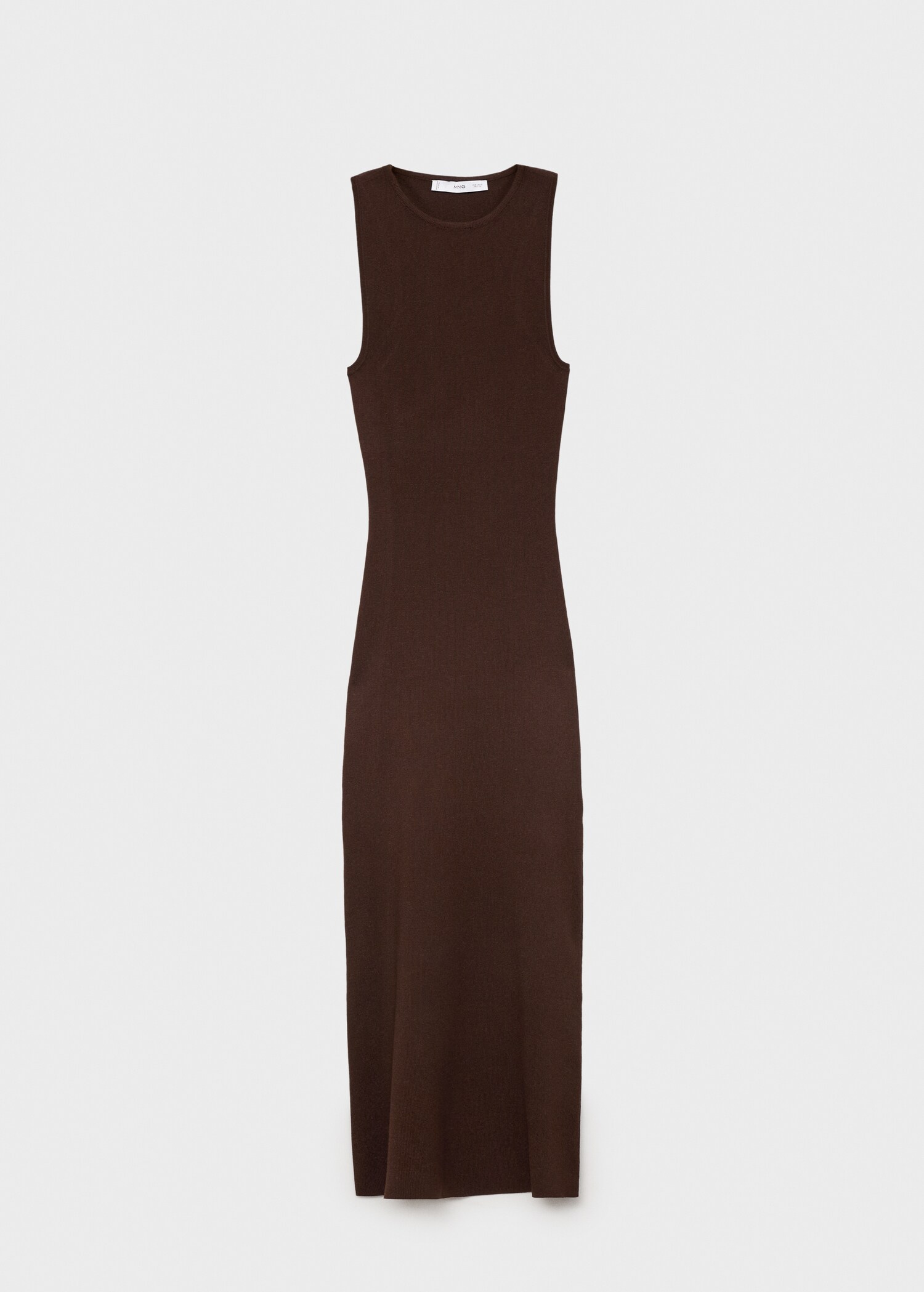 Halter-neck knitted dress - Article without model