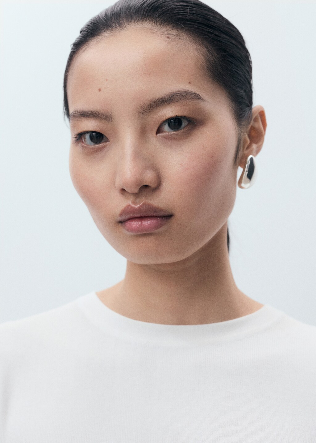 Mango Short-sleeved knitted cotton sweater