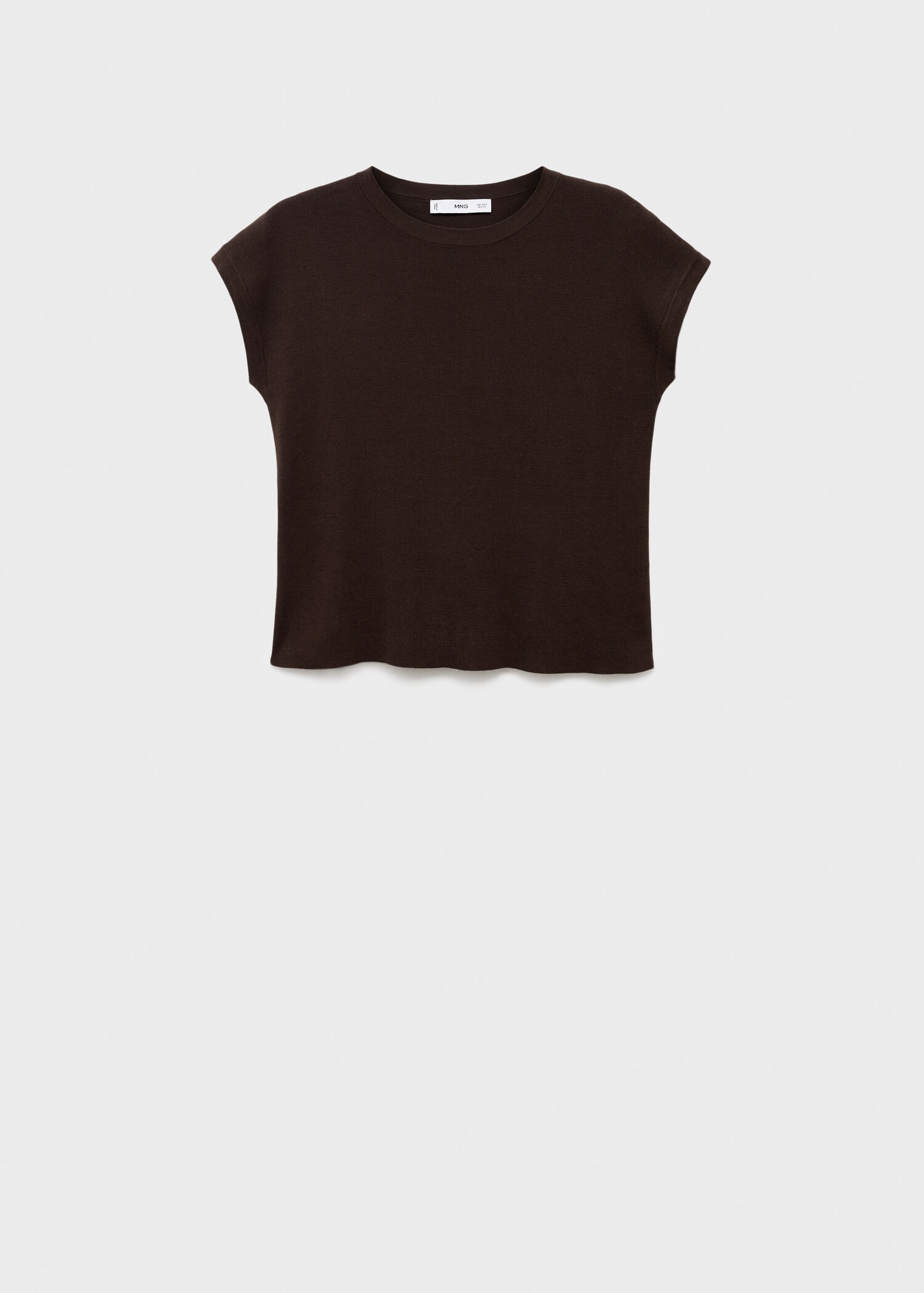 Pull en maille de coton manches courtes - Article sans modèle