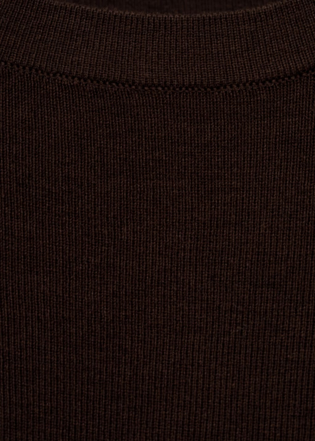 Short-sleeved knitted cotton sweater