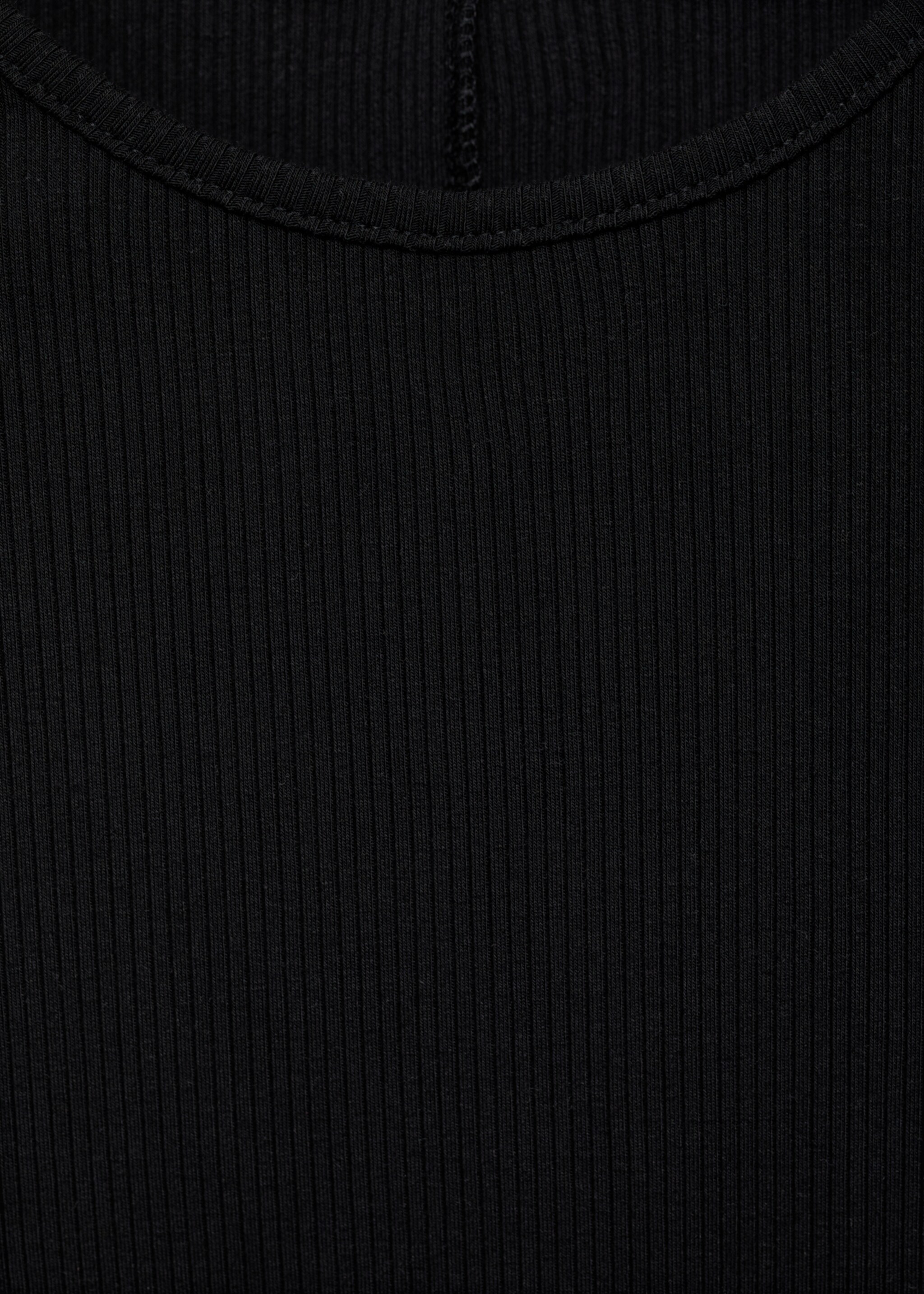 Ribbed short dress - Details of the article 0