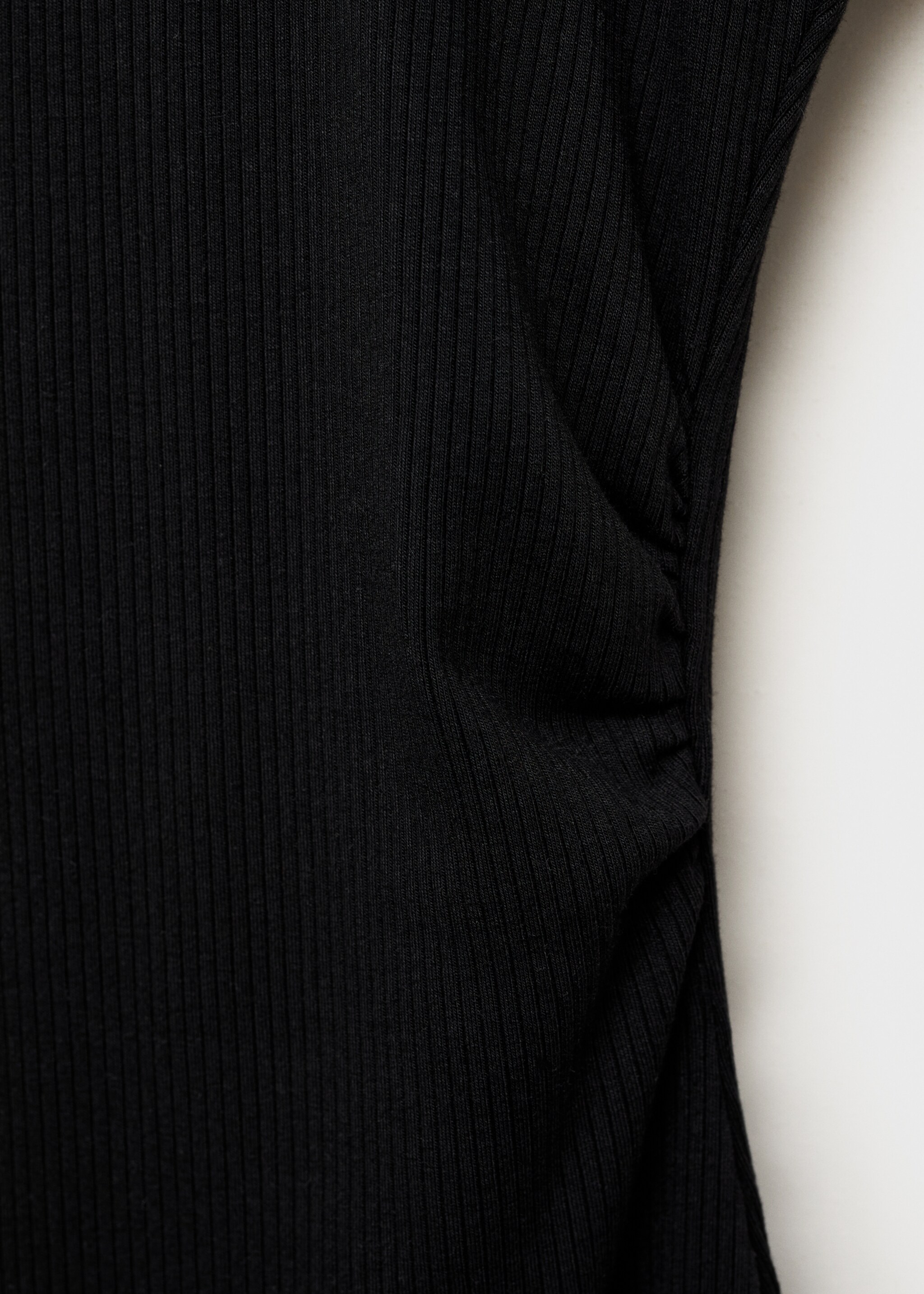 Ribbed short dress - Details of the article 8