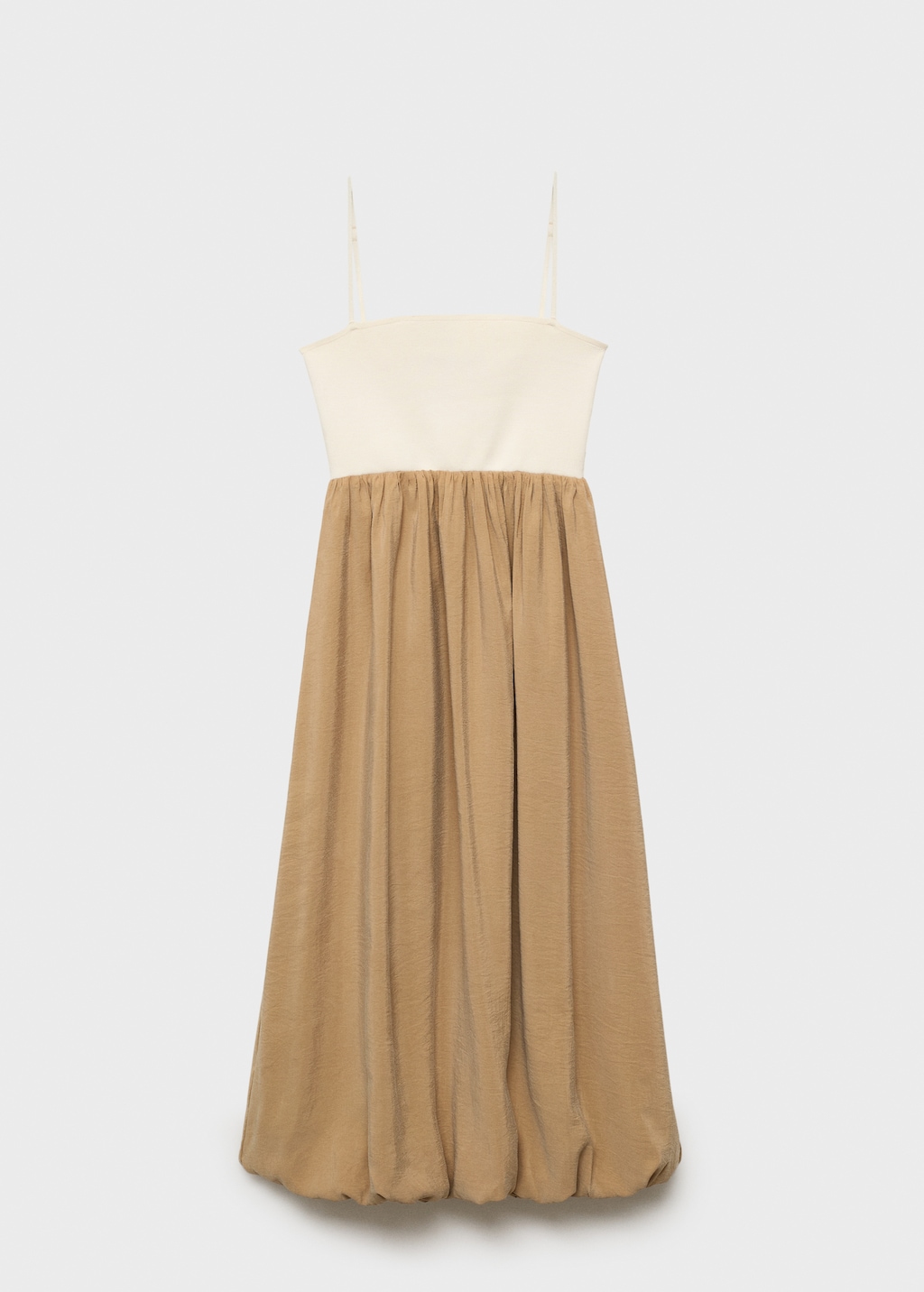 Combined knitted balloon dress - image 5
