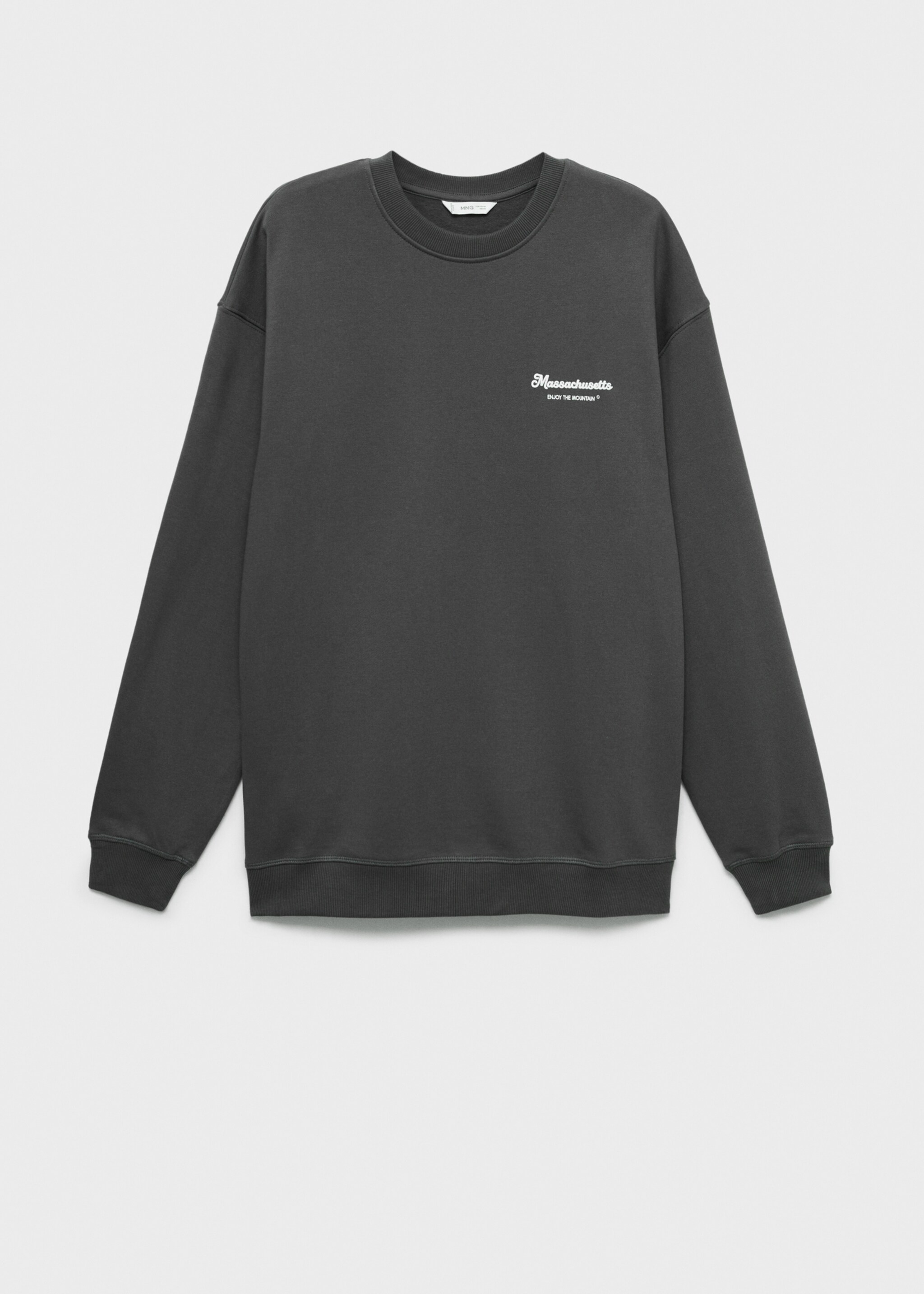 Printed cotton sweatshirt - Article without model