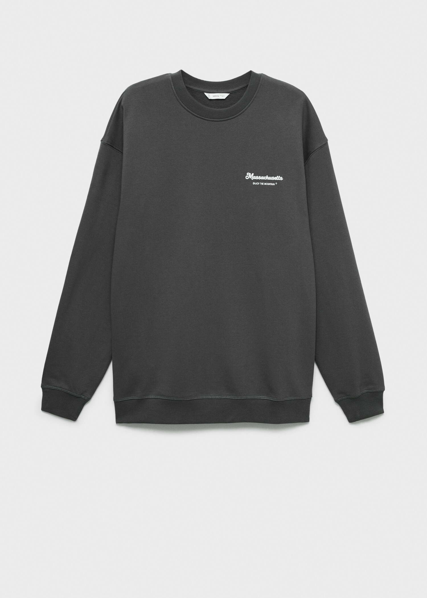 Printed cotton sweatshirt - Article without model