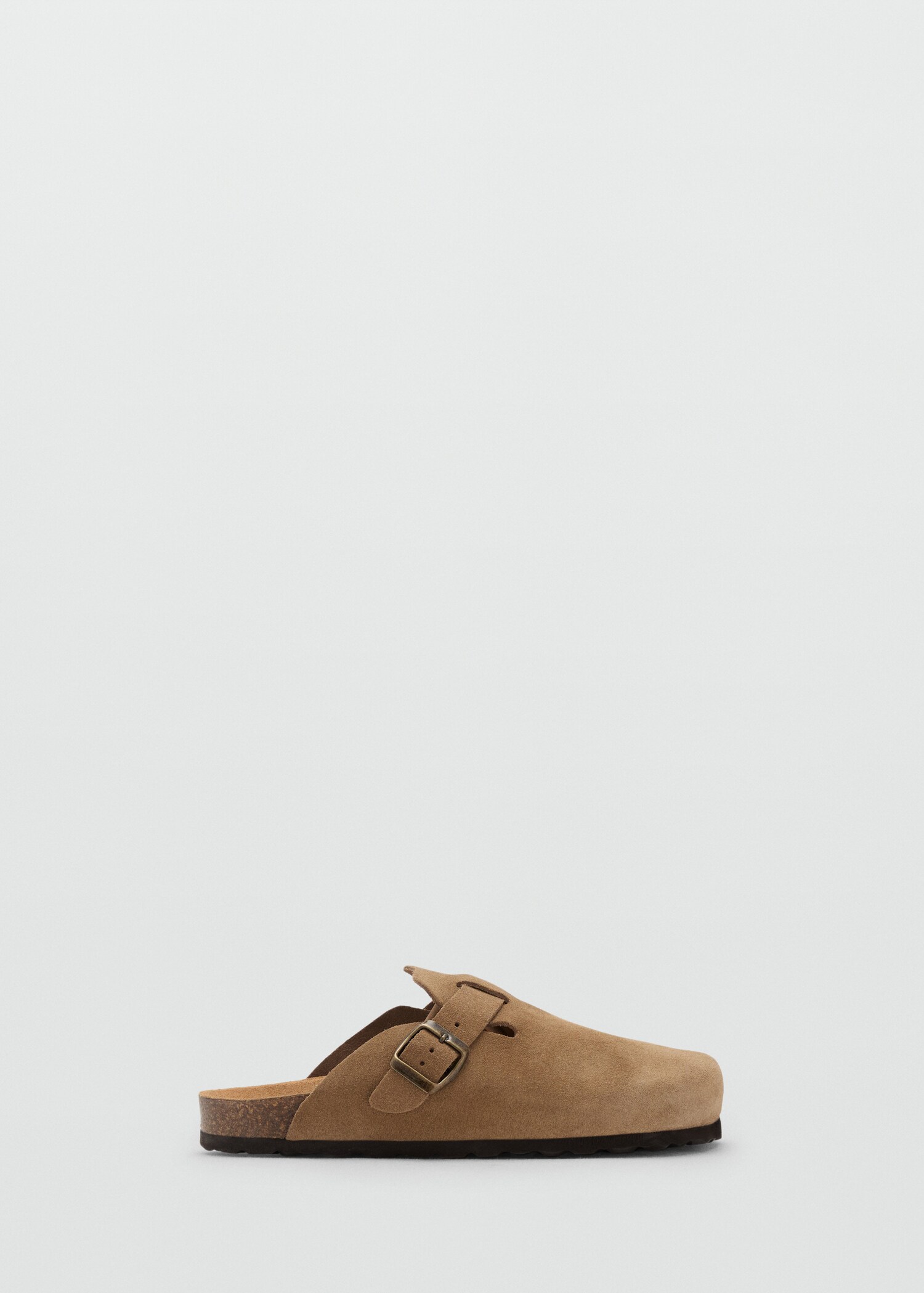 Leather clogs with buckle - Article without model