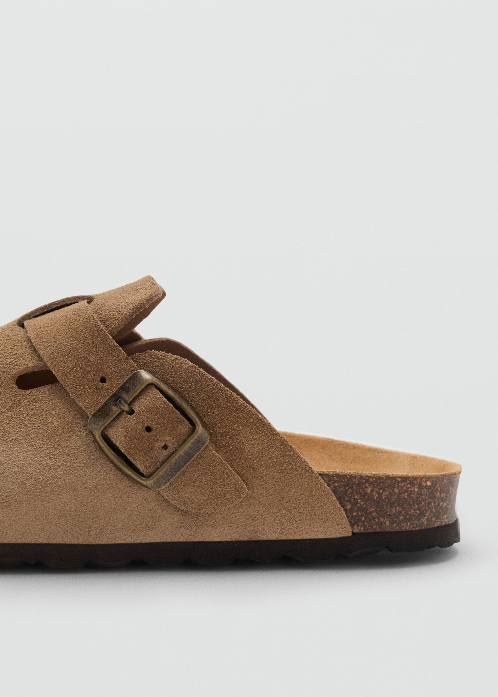 Leather clogs with buckle - Details of the article 1