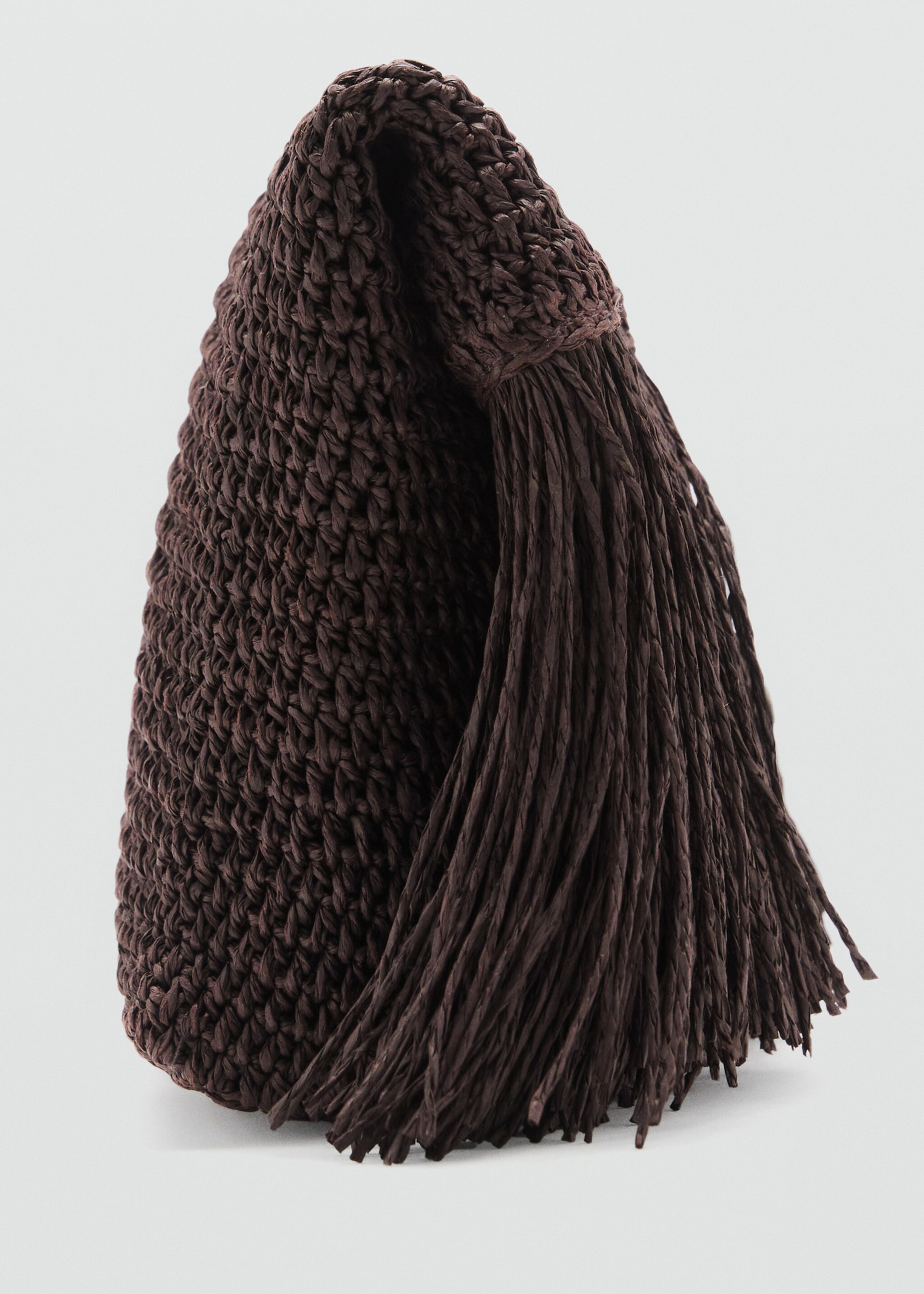 Natural fibre handbag with fringes - Details of the article 2