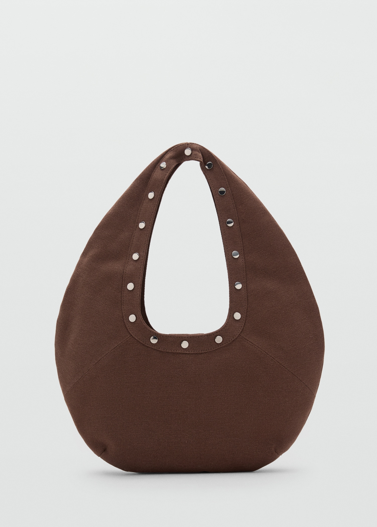 Sac porté épaule ovale à clous - Article sans modèle