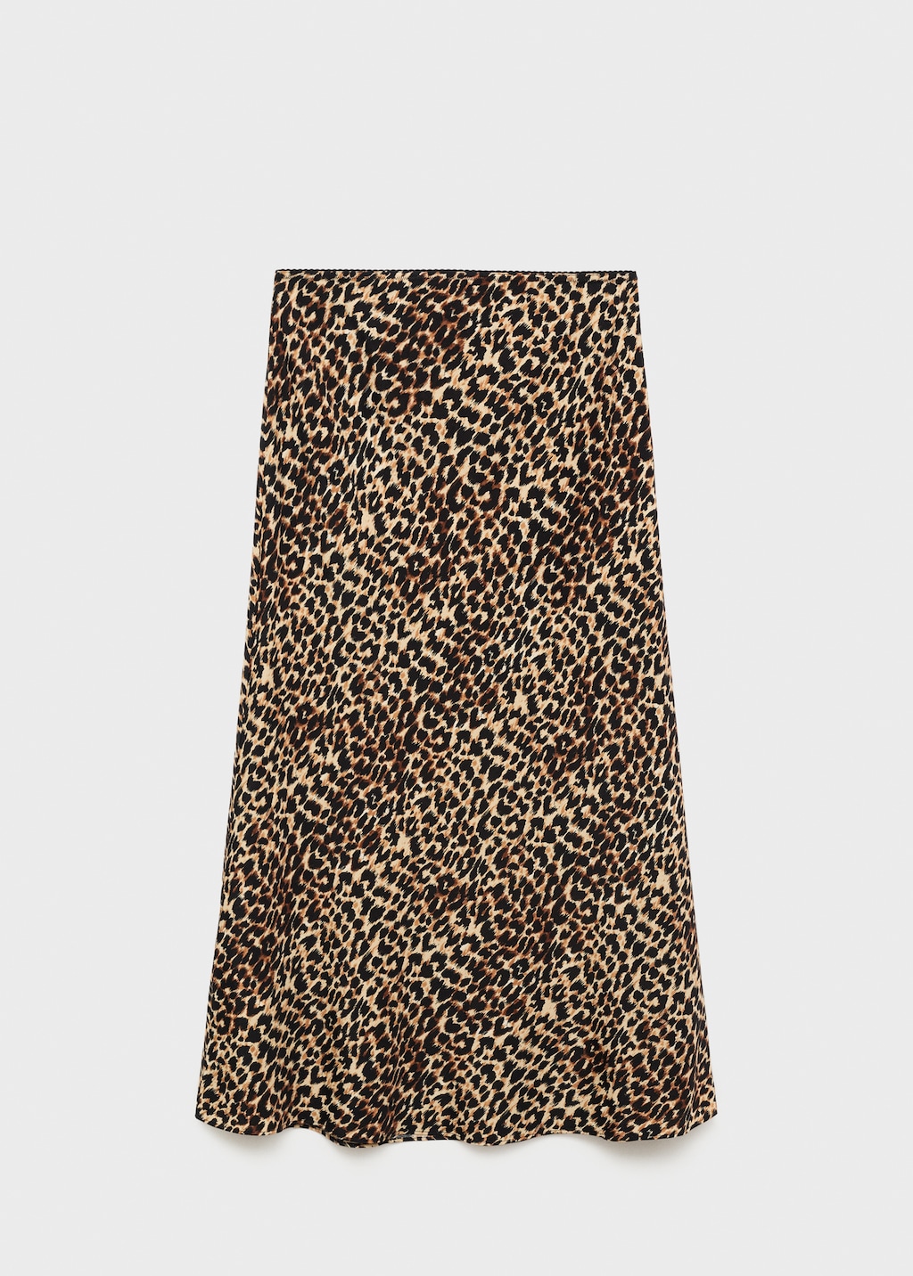 Leopard midi skirt