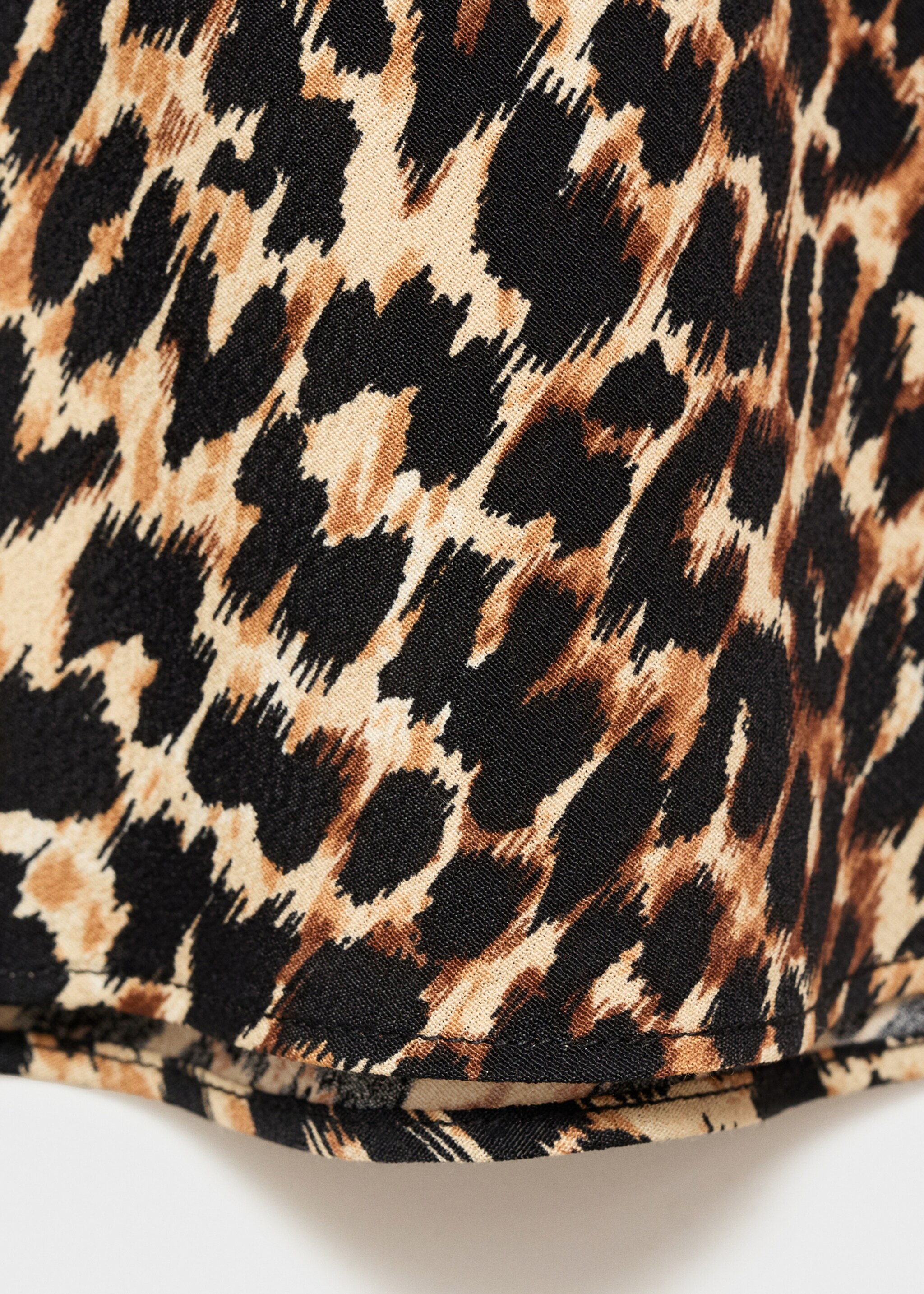 Animal-print midi-skirt - Details of the article 0