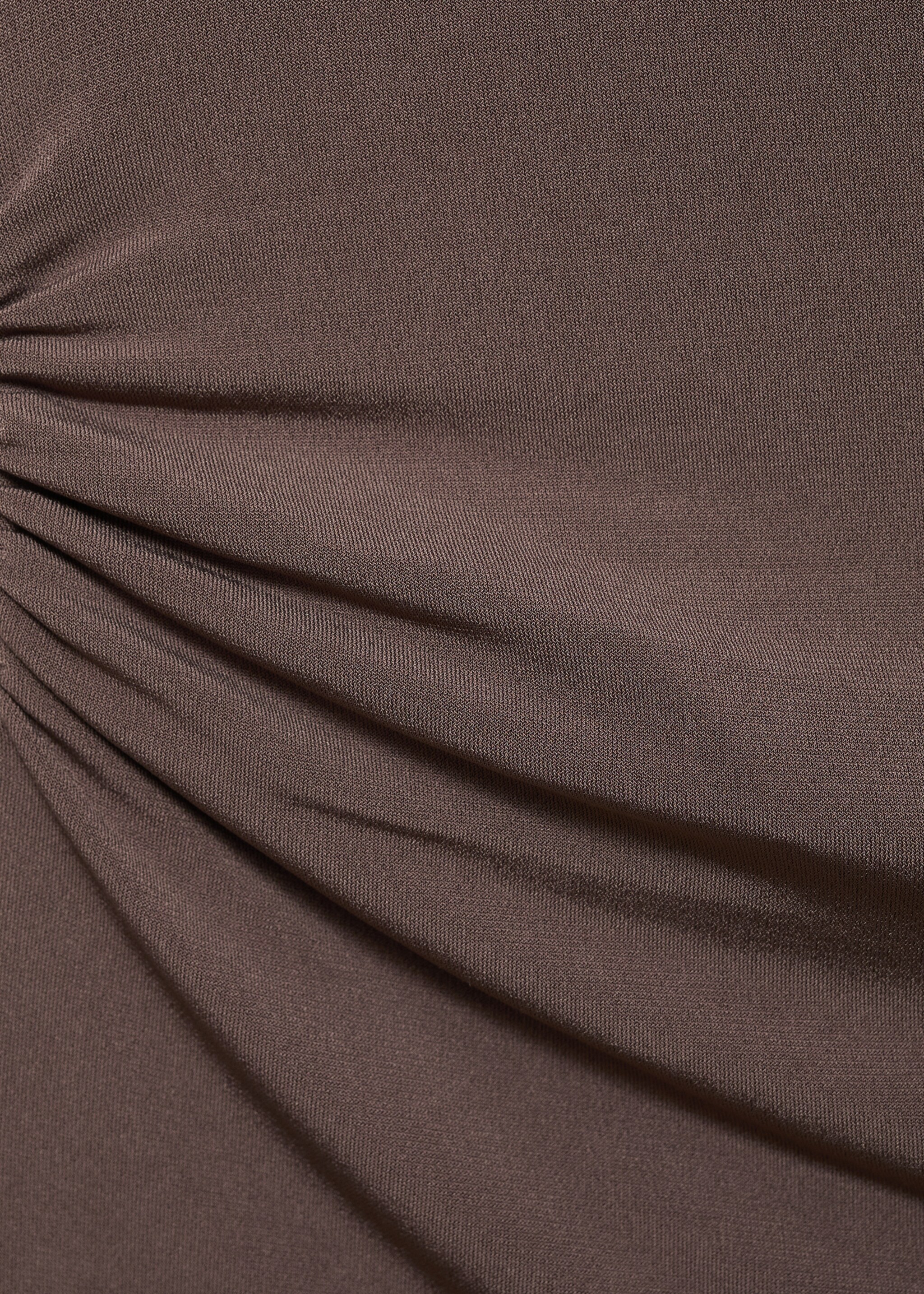 Gathered top with jewel detail - Details of the article 0