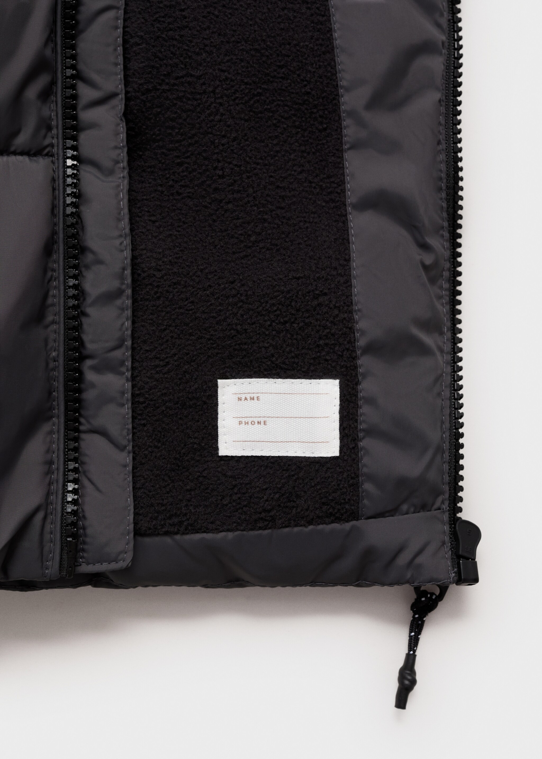 Hood quilted coat - Details of the article 0