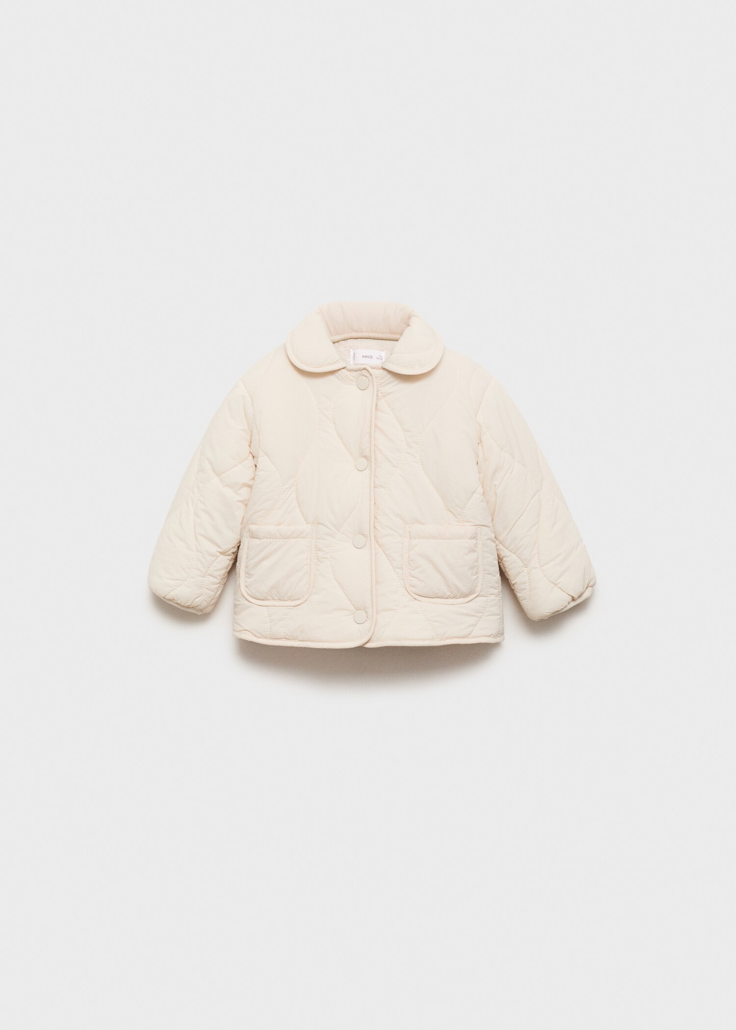 Padded anorak with shearling lining - Article without model