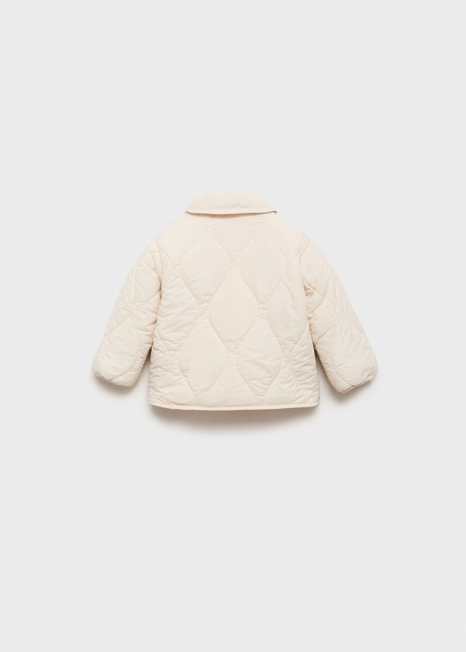 Padded anorak with shearling lining - Reverse of the article