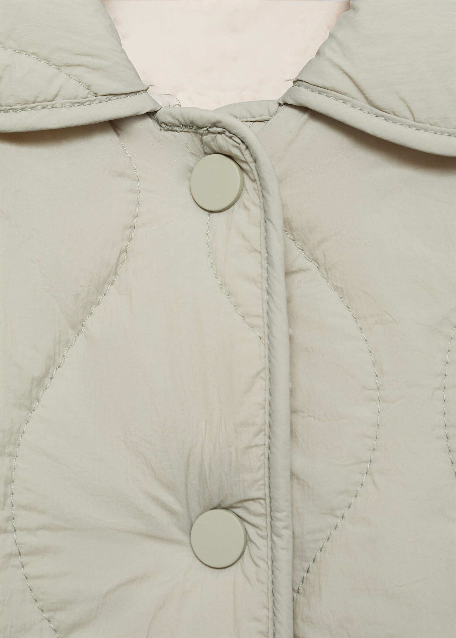 Padded anorak with shearling lining - Details of the article 8