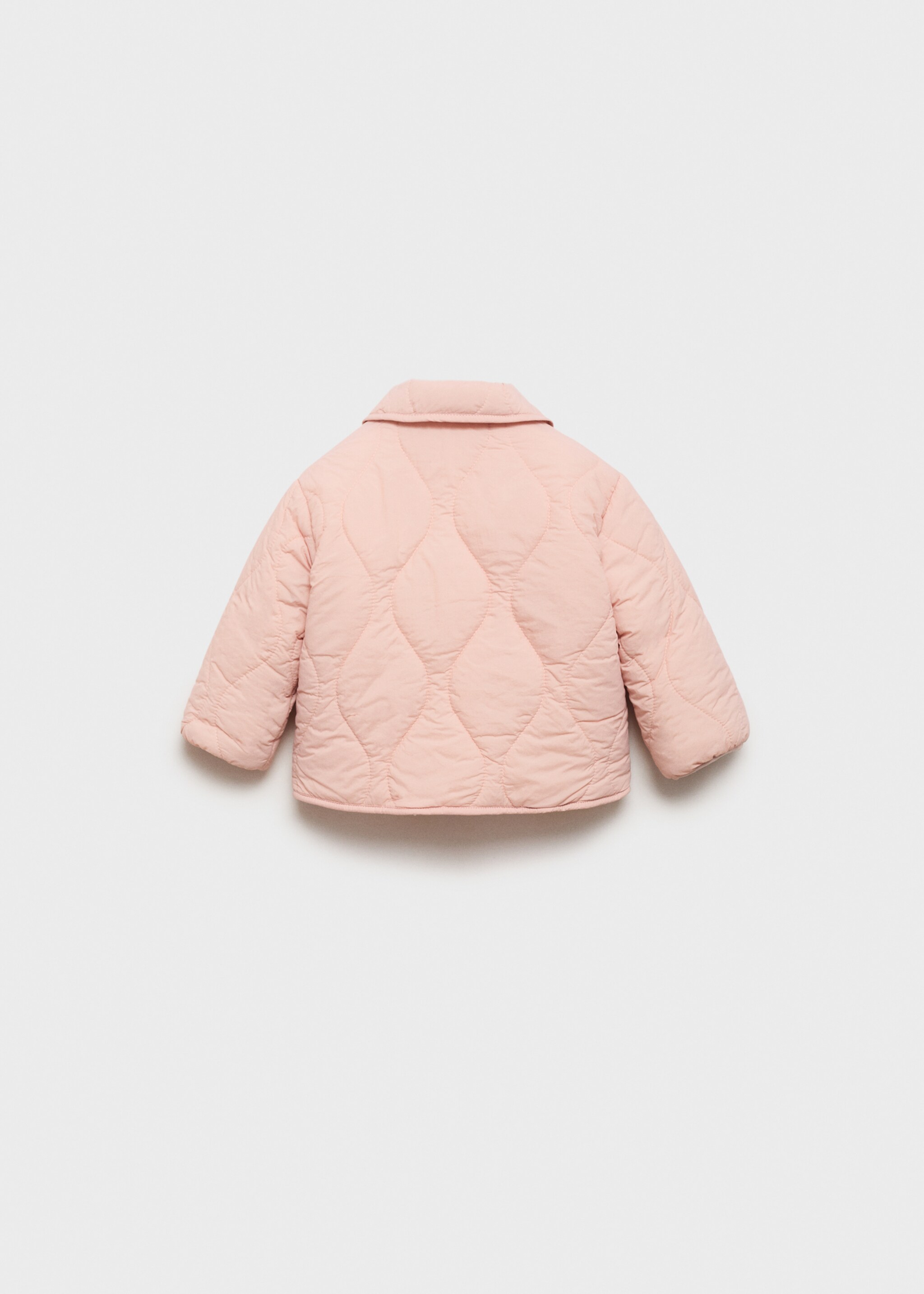 Padded anorak with shearling lining - Reverse of the article