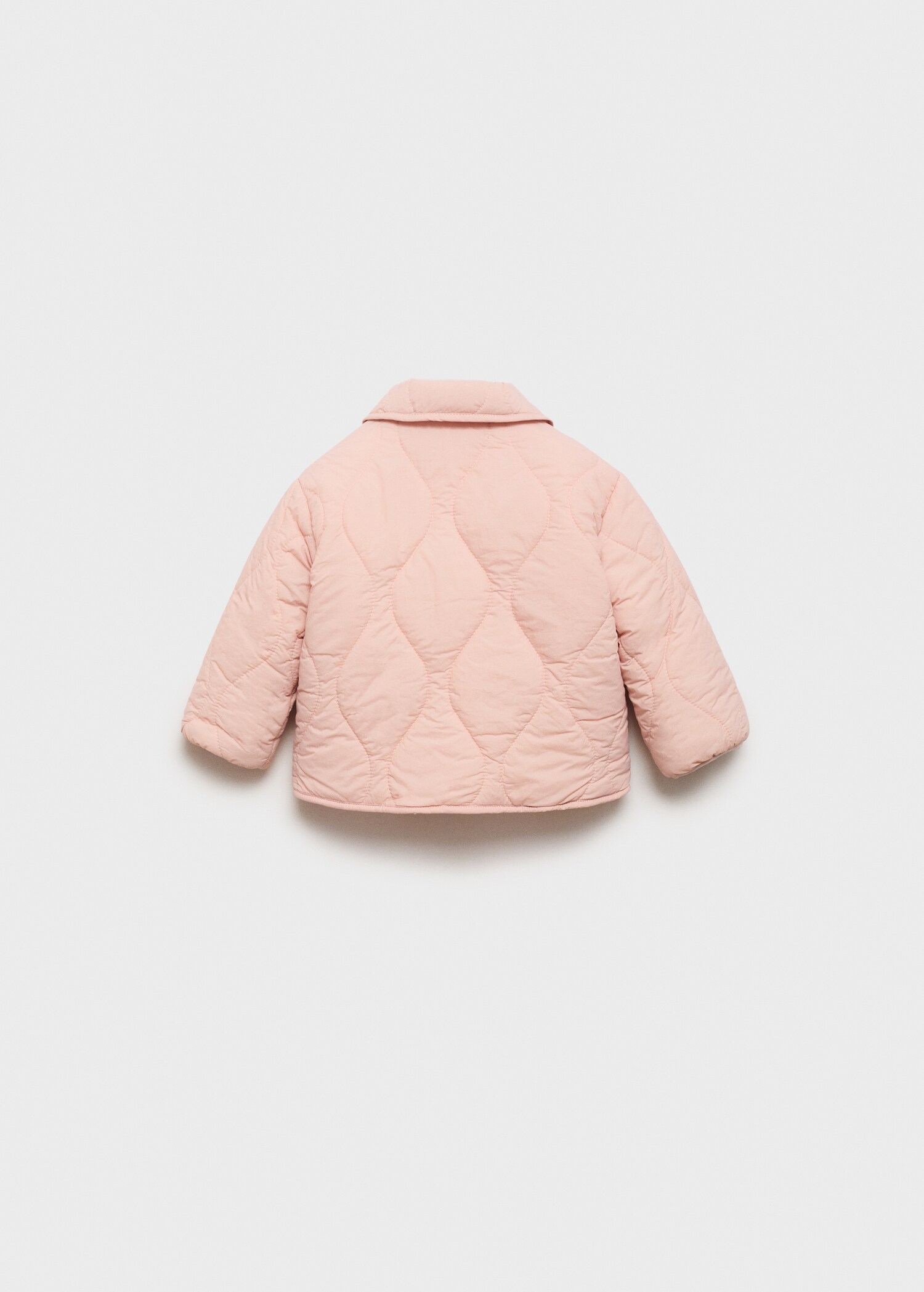 Padded anorak with shearling lining - Reverse of the article