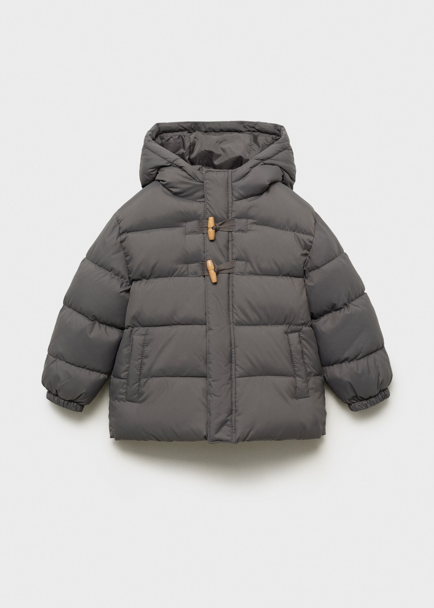 Quilted buttoned coat - Товар без моделі