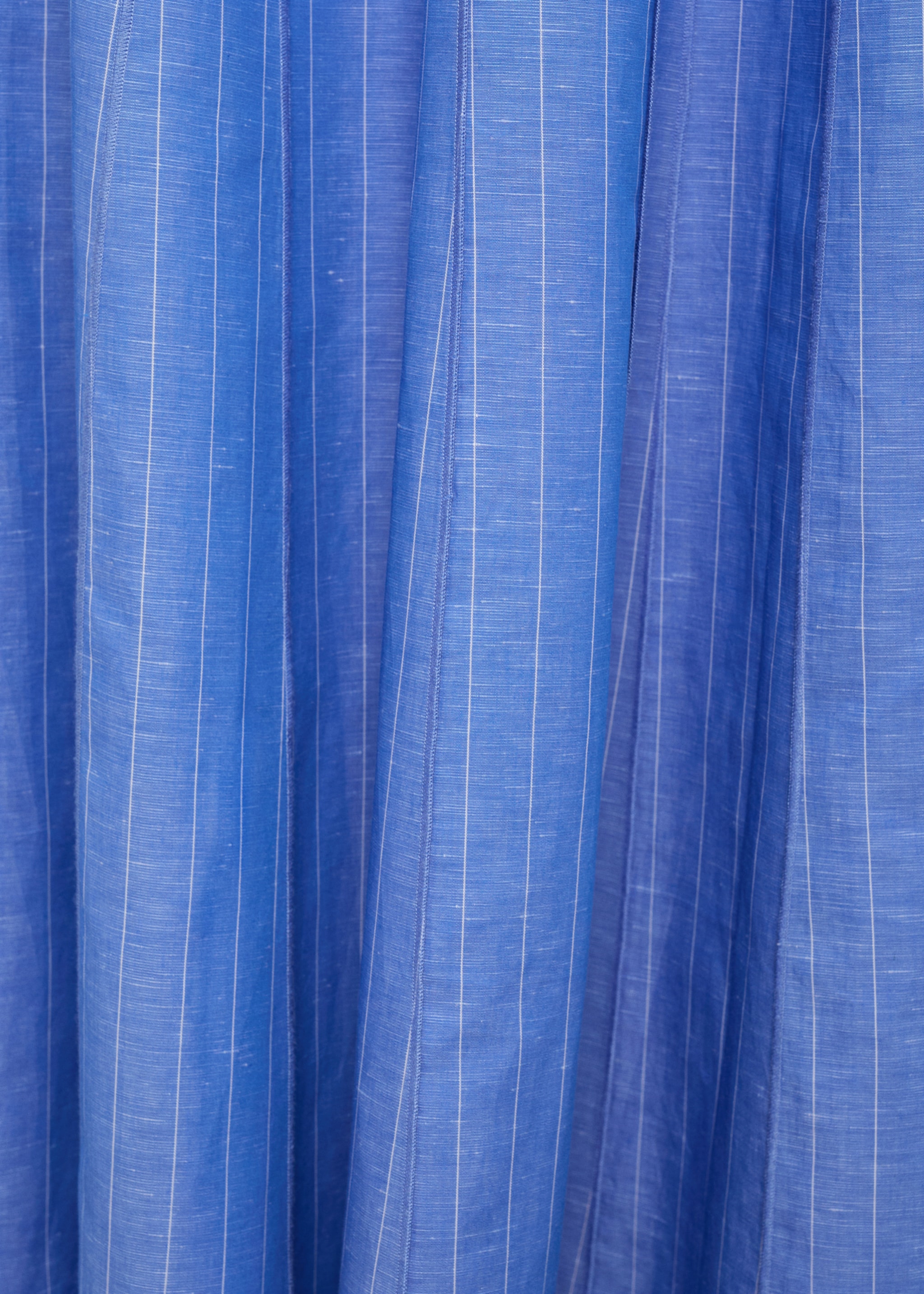 Striped linen-blend skirt - Details of the article 0