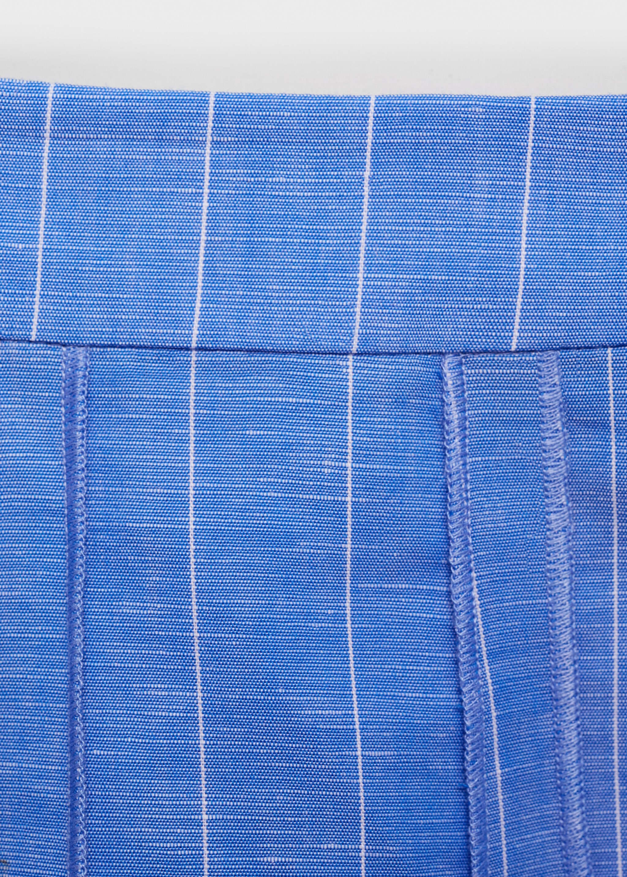 Striped linen-blend skirt - Details of the article 8