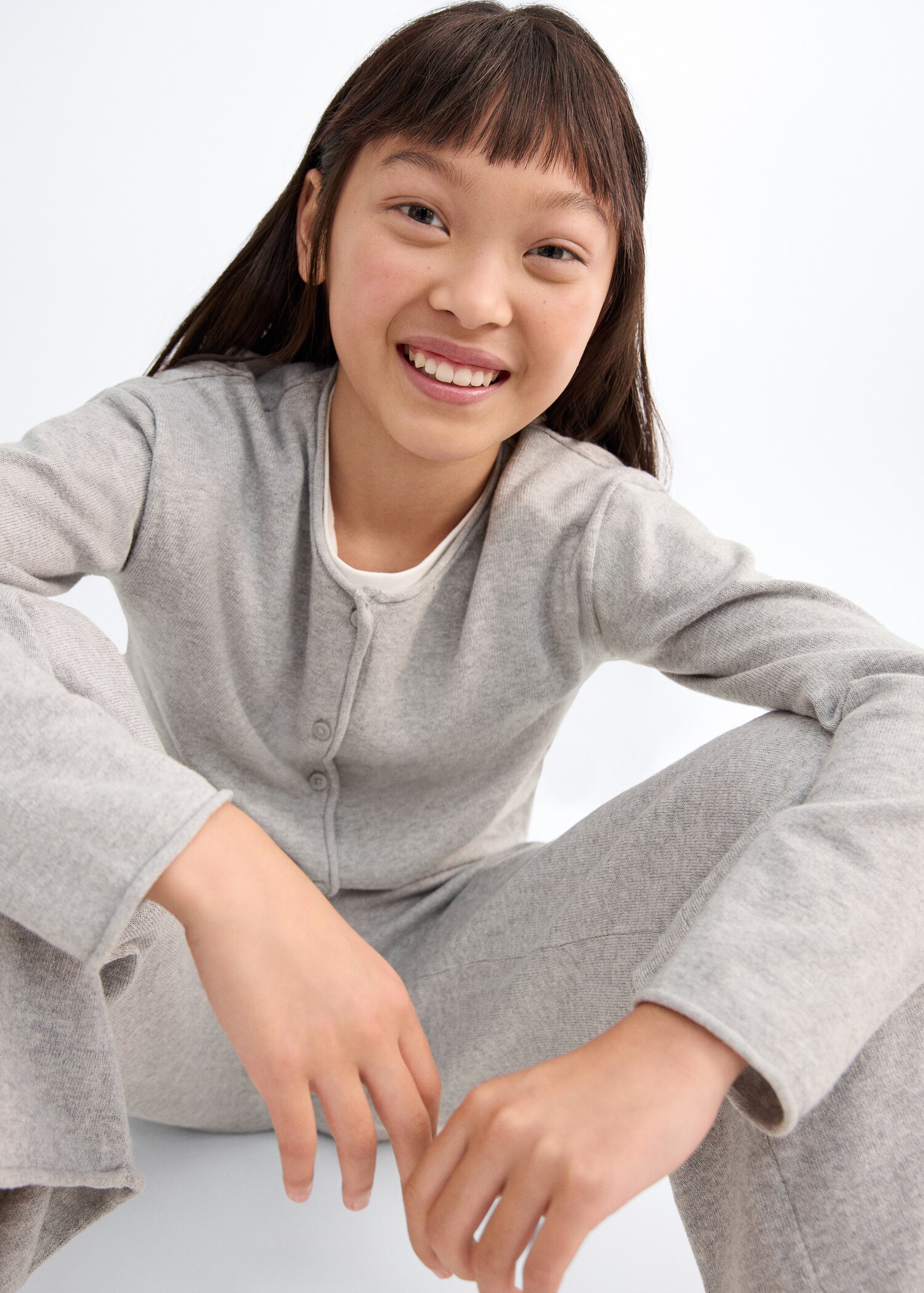 Long sleeves knit cardigan - Details of the article 1