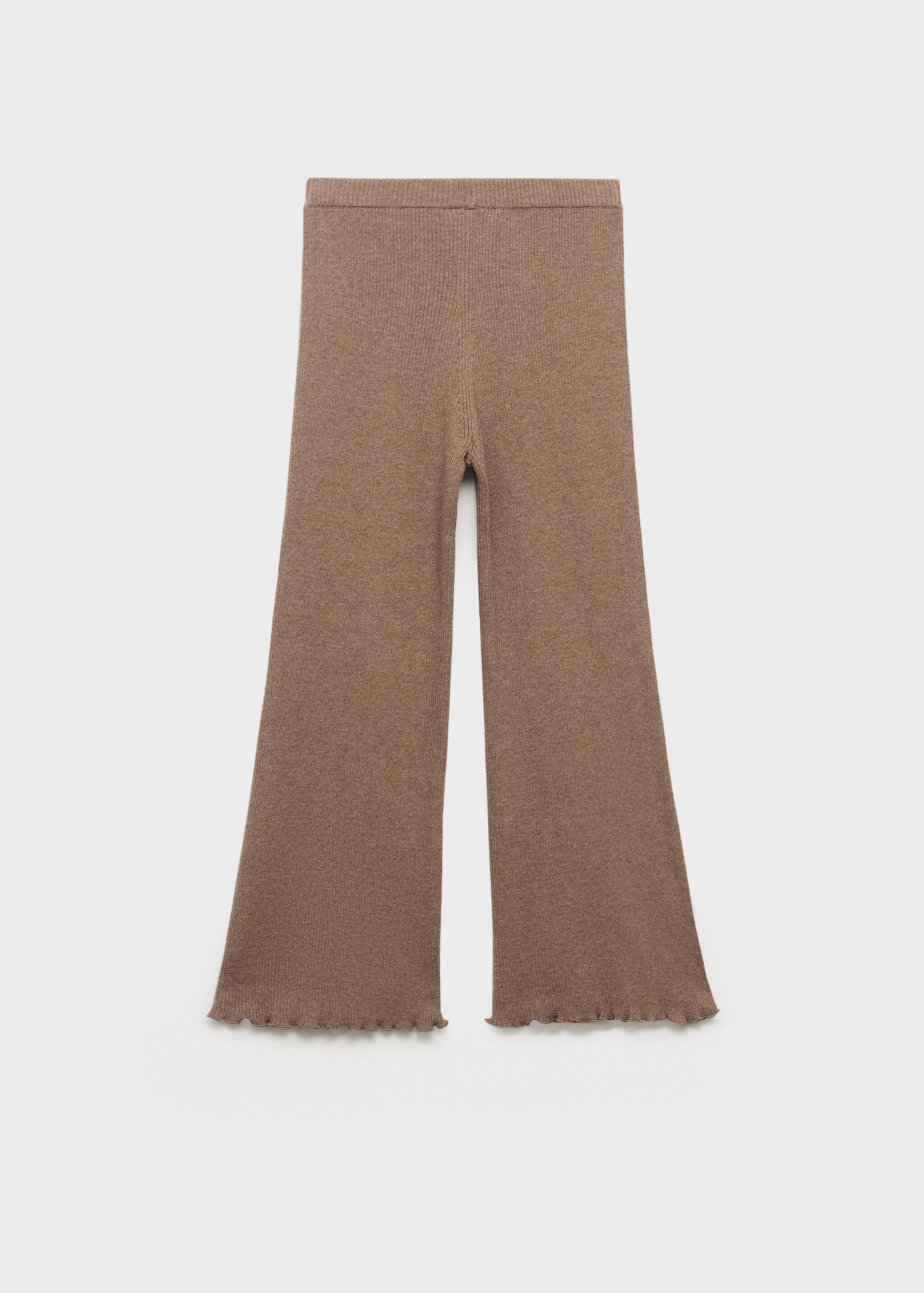 Ribbed-knit trousers - Reverse of the article