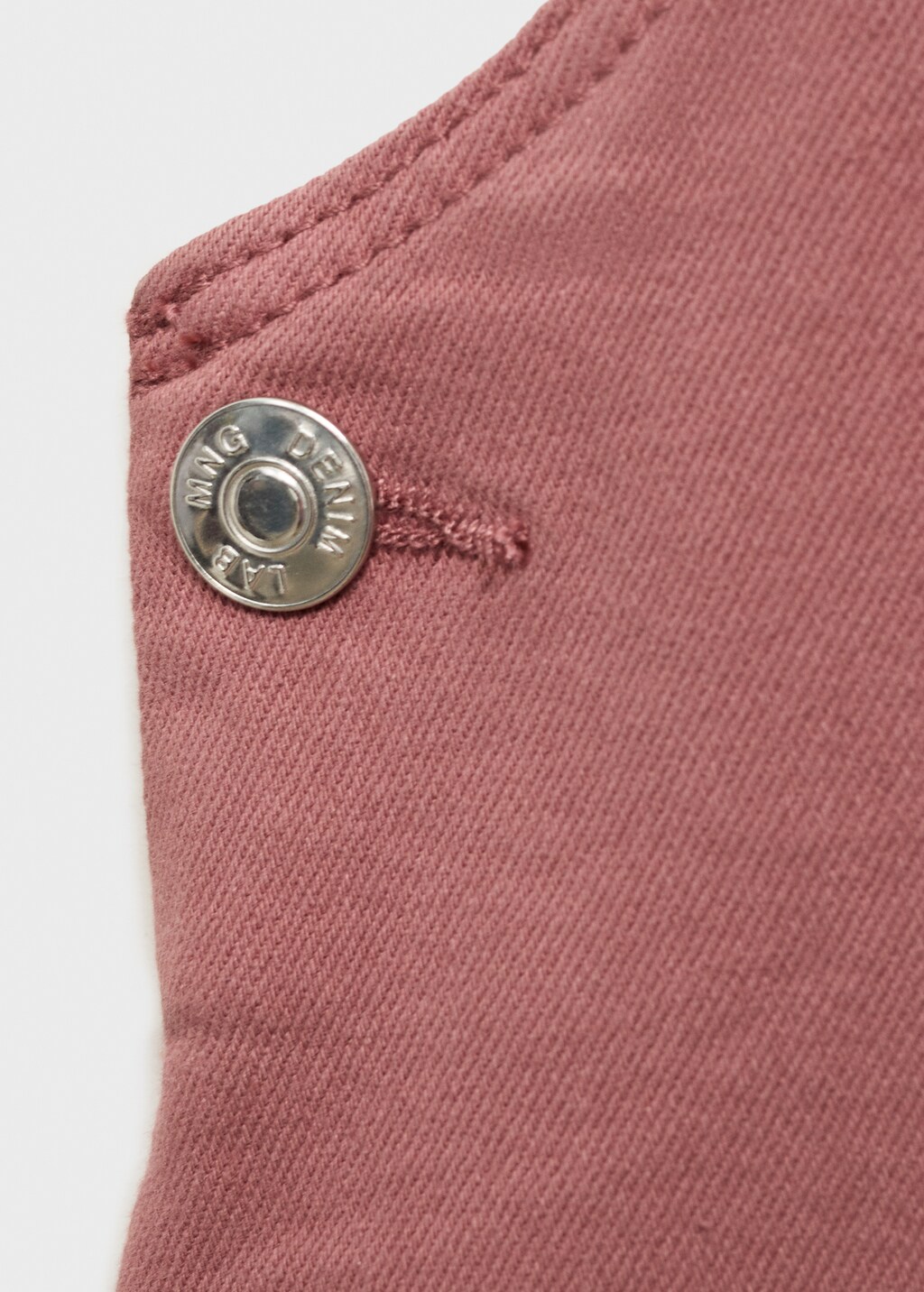 Pocket denim pinafore dress