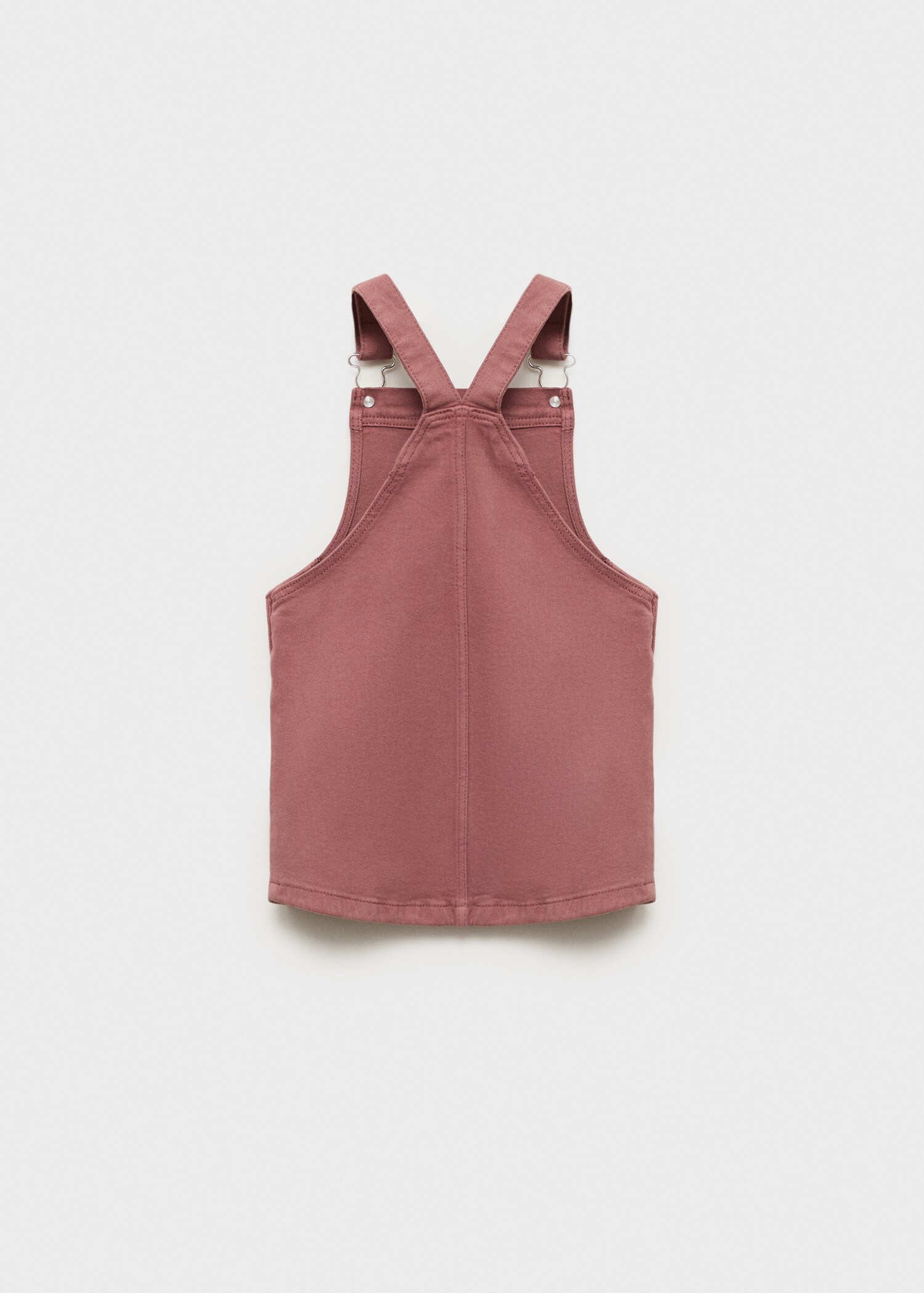 Pocket denim pinafore dress - Reverse of the article