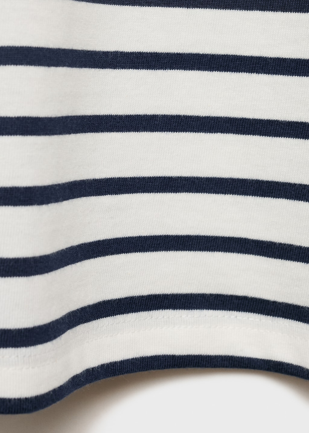 Striped short-sleeved t-shirt