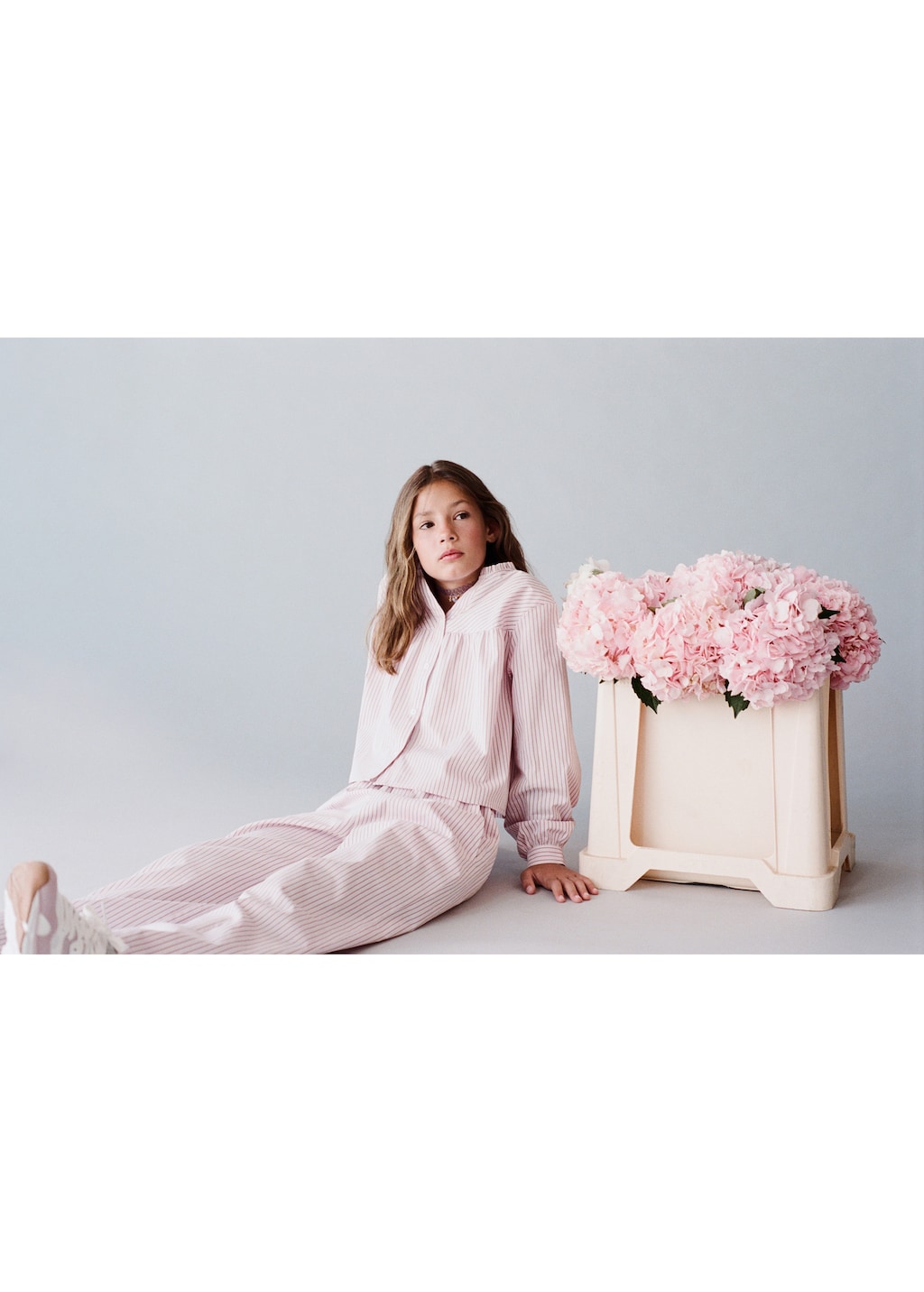 Striped cotton shirt