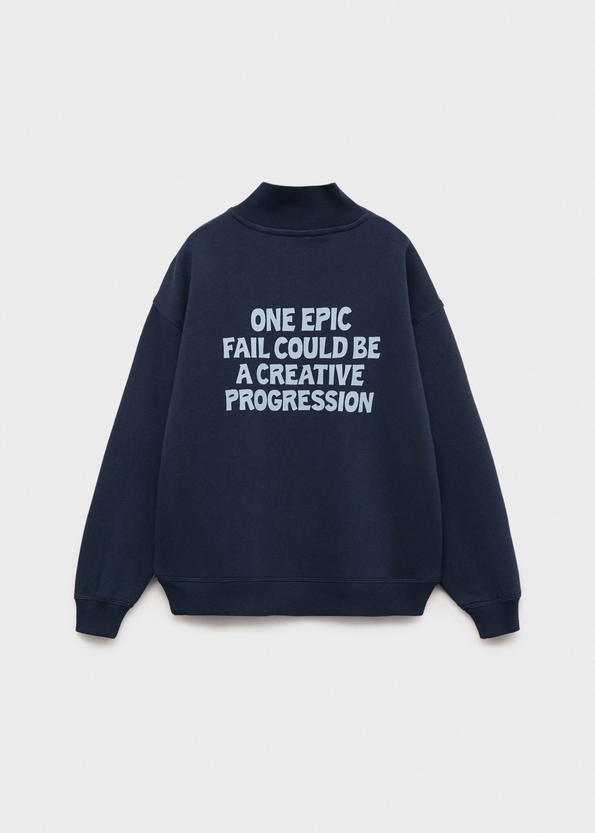 Sweat-shirt coton imprimé - Verso de l’article