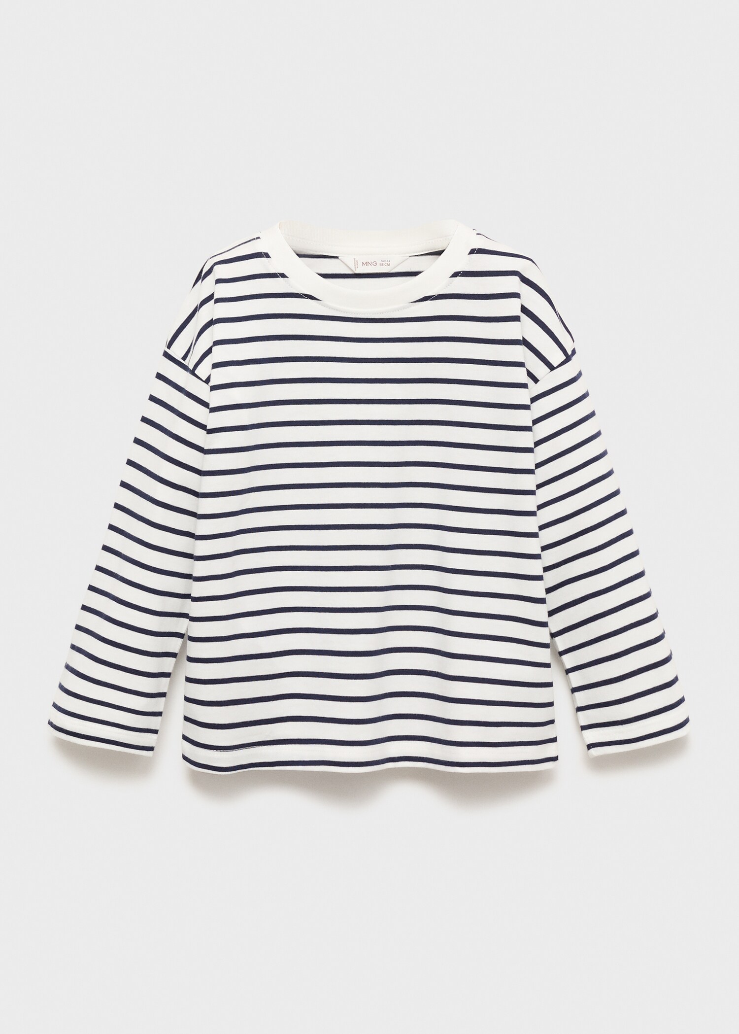 T-shirt coton à rayures - Article sans modèle