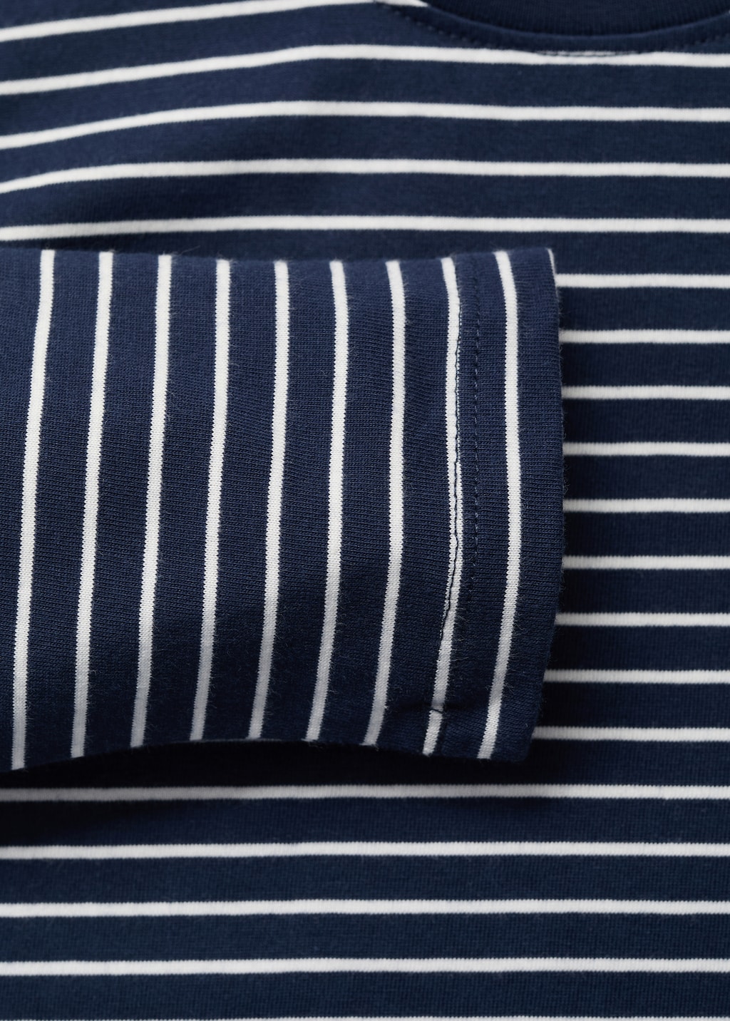 Striped cotton T-shirt
