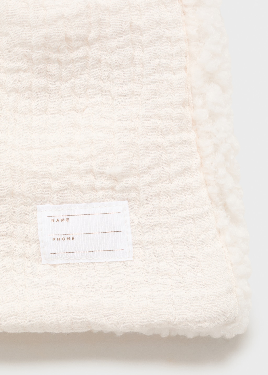 Shearling-effect vest