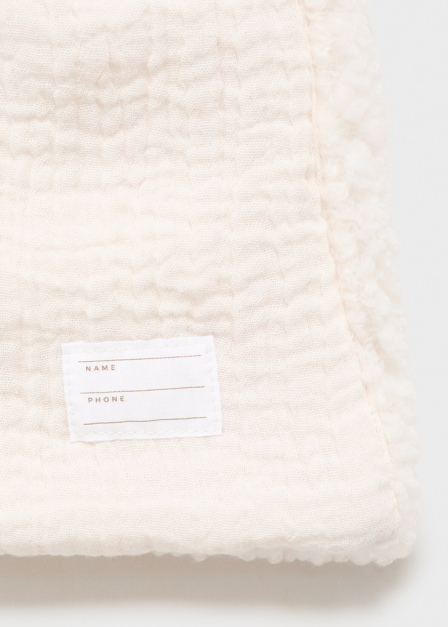 Shearling-effect gilet - Details of the article 0