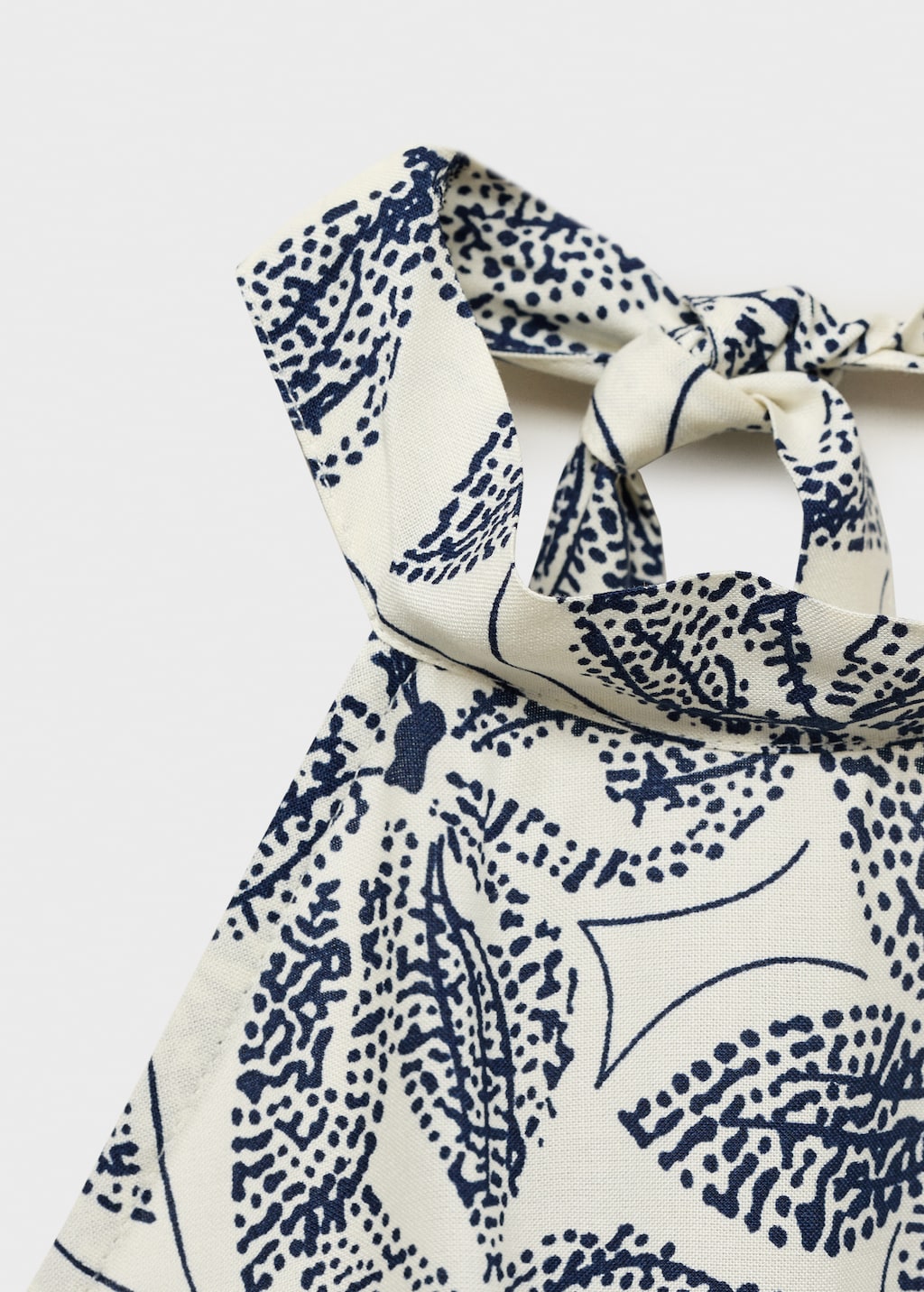 Floral-print halter dress