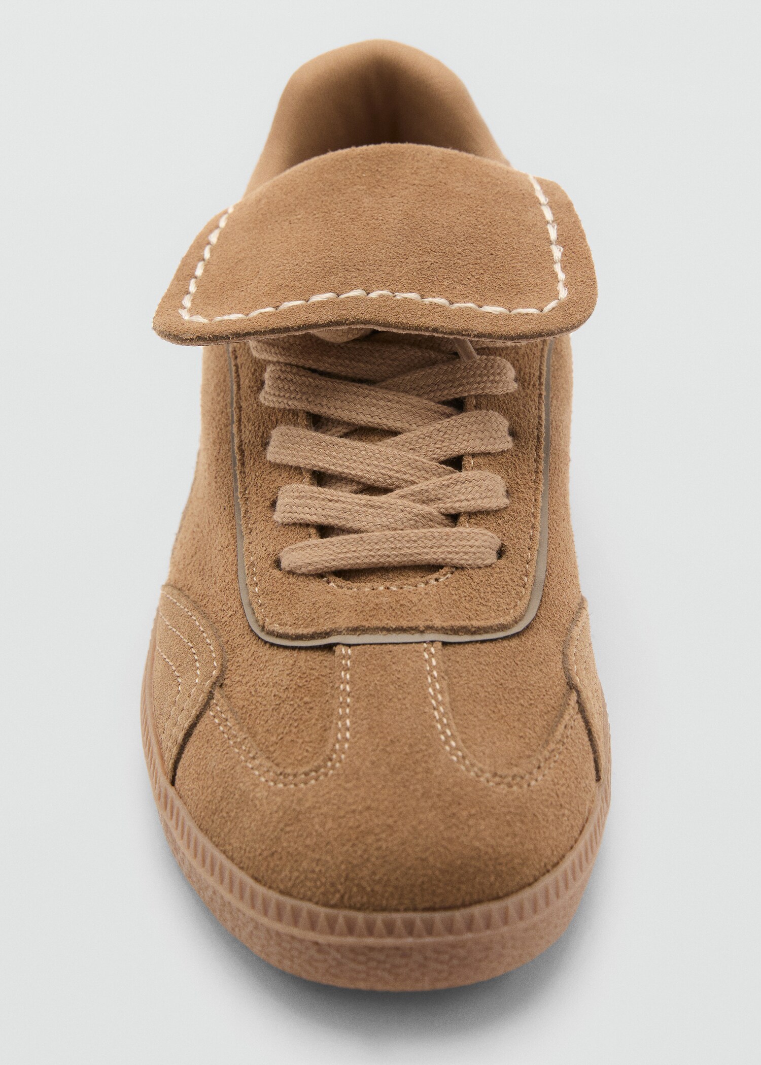 Combined suede leather trainers - Details of the article 4