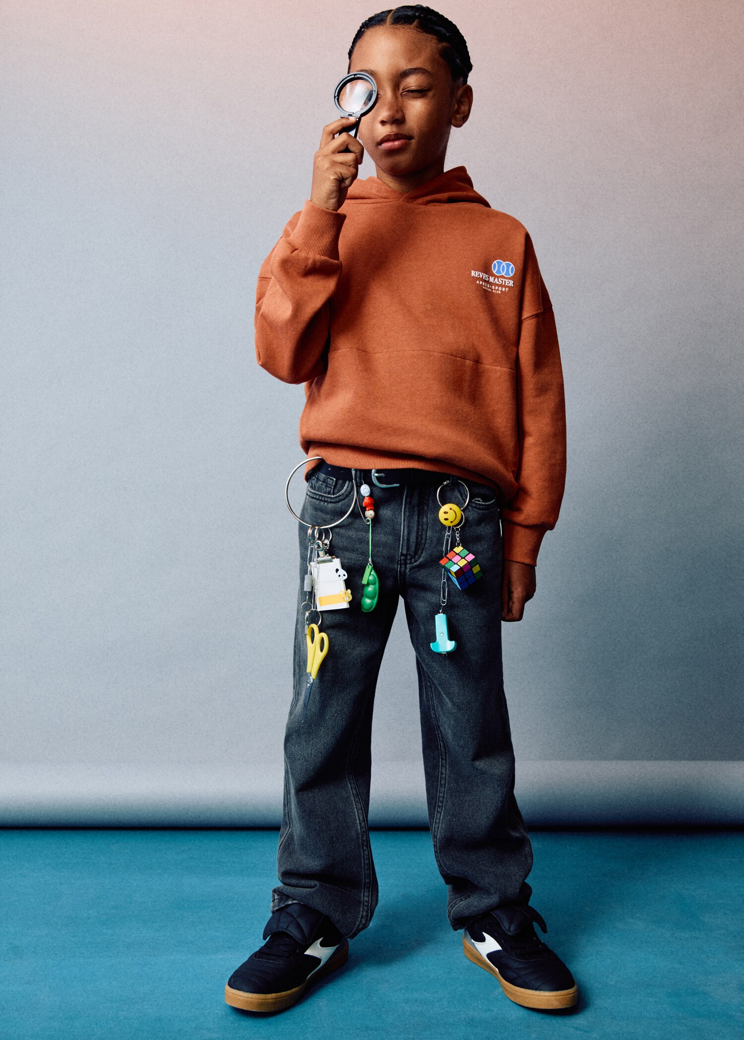 Regular straight jeans - Details of the article 6
