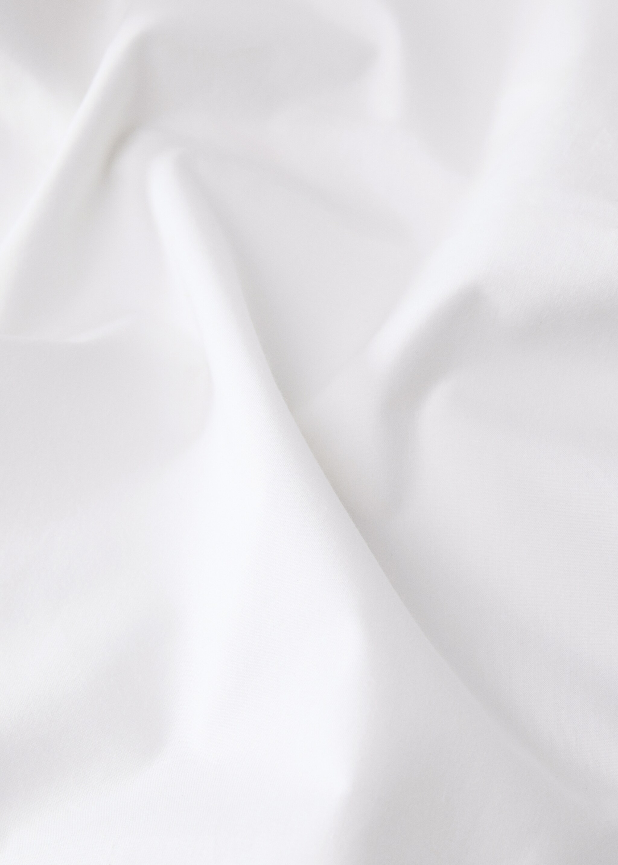 Sábana encimera algodón percal borde lino cama 150/160 cm - Detalle del artículo 3